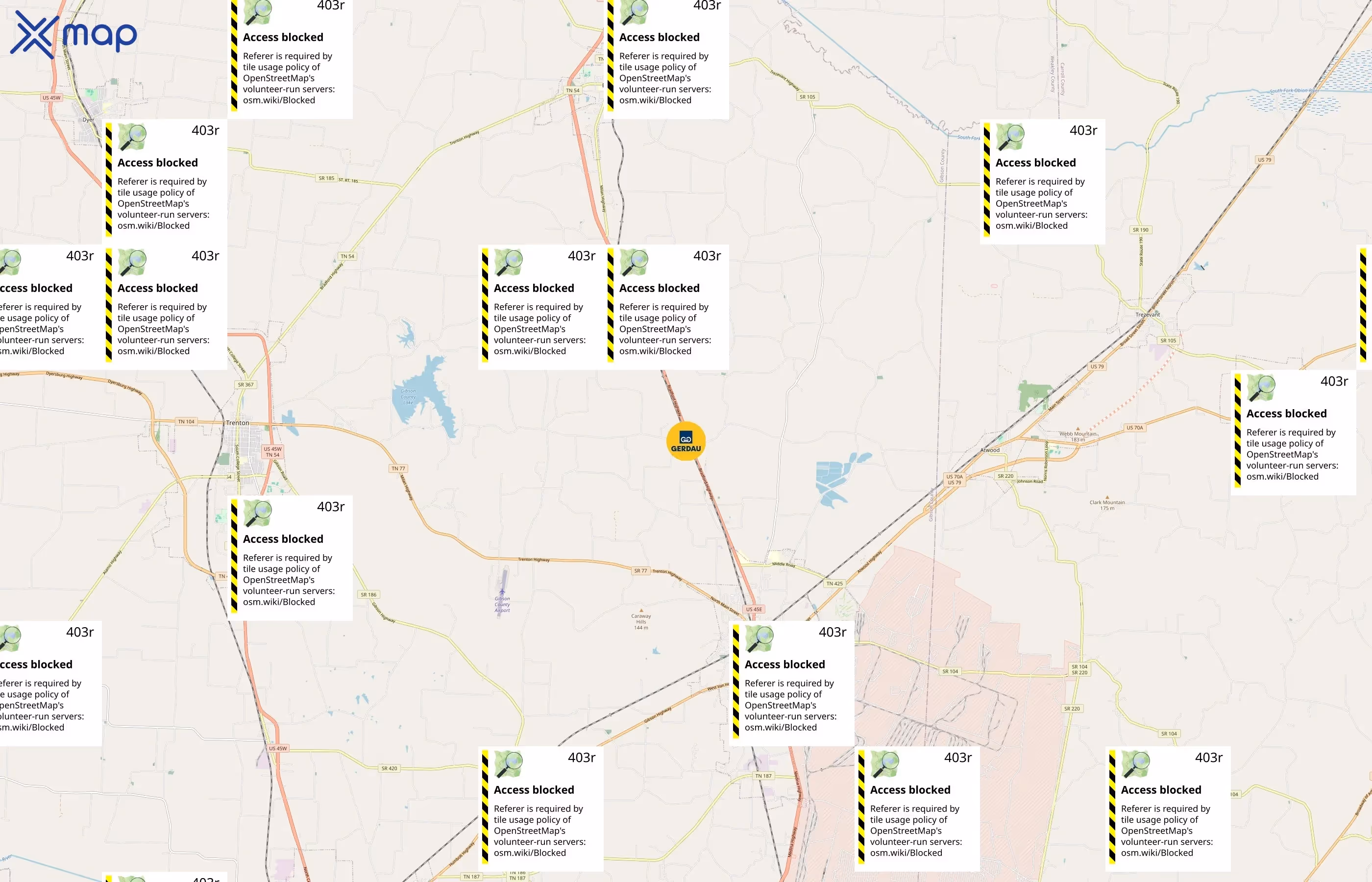 Gerdau area coverage