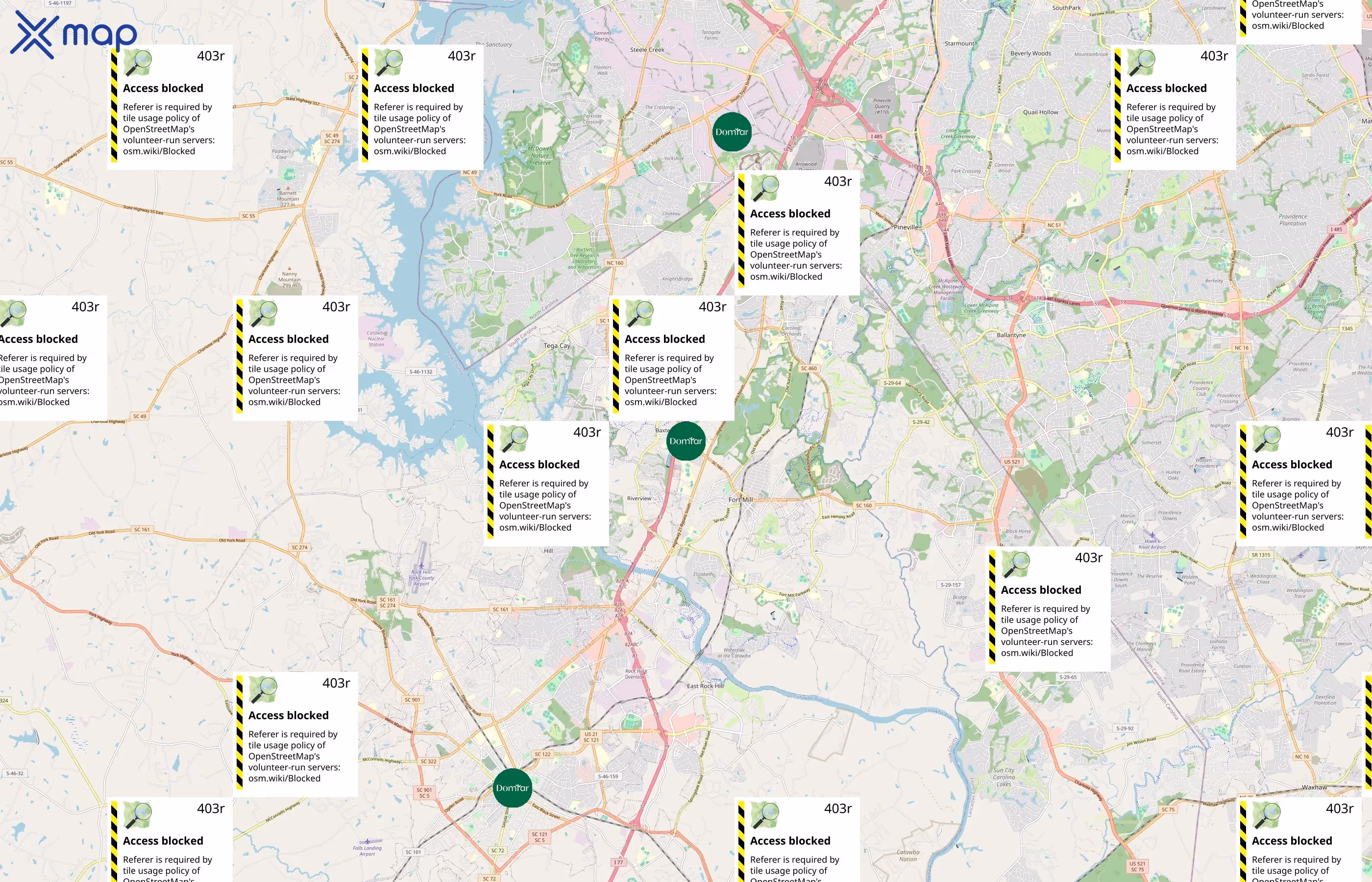 Domtar area coverage