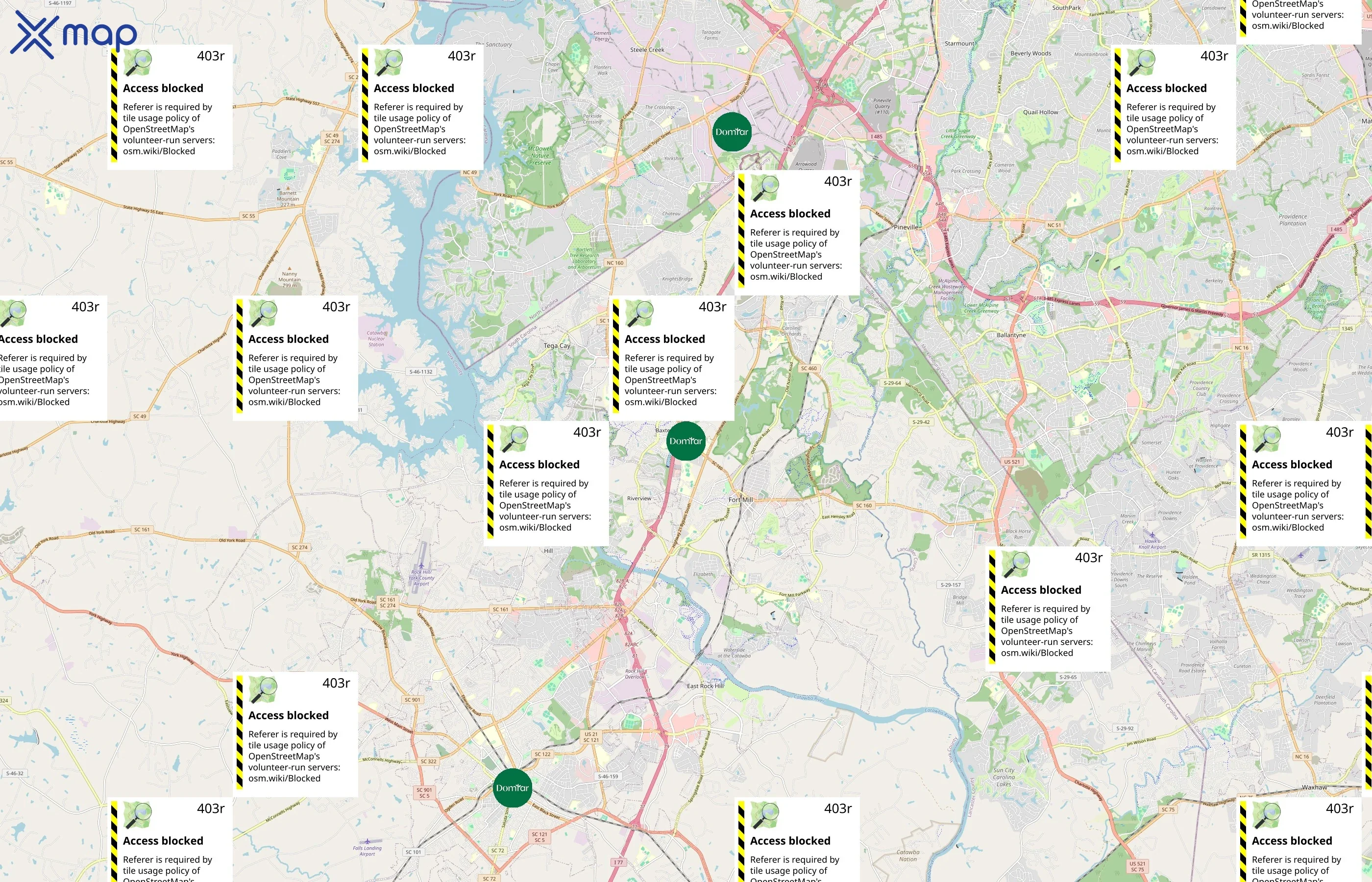 Domtar area coverage