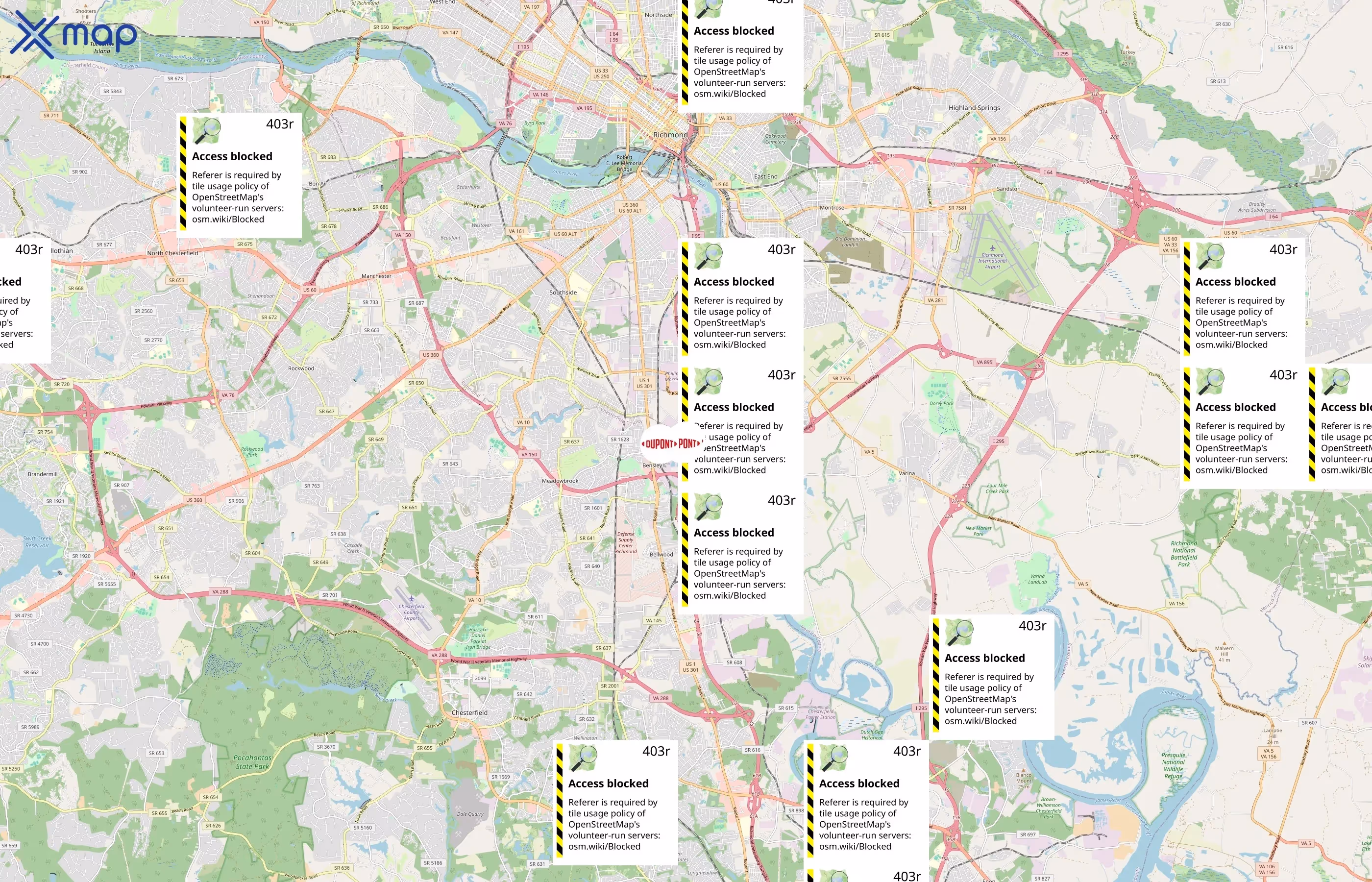 DuPont area coverage