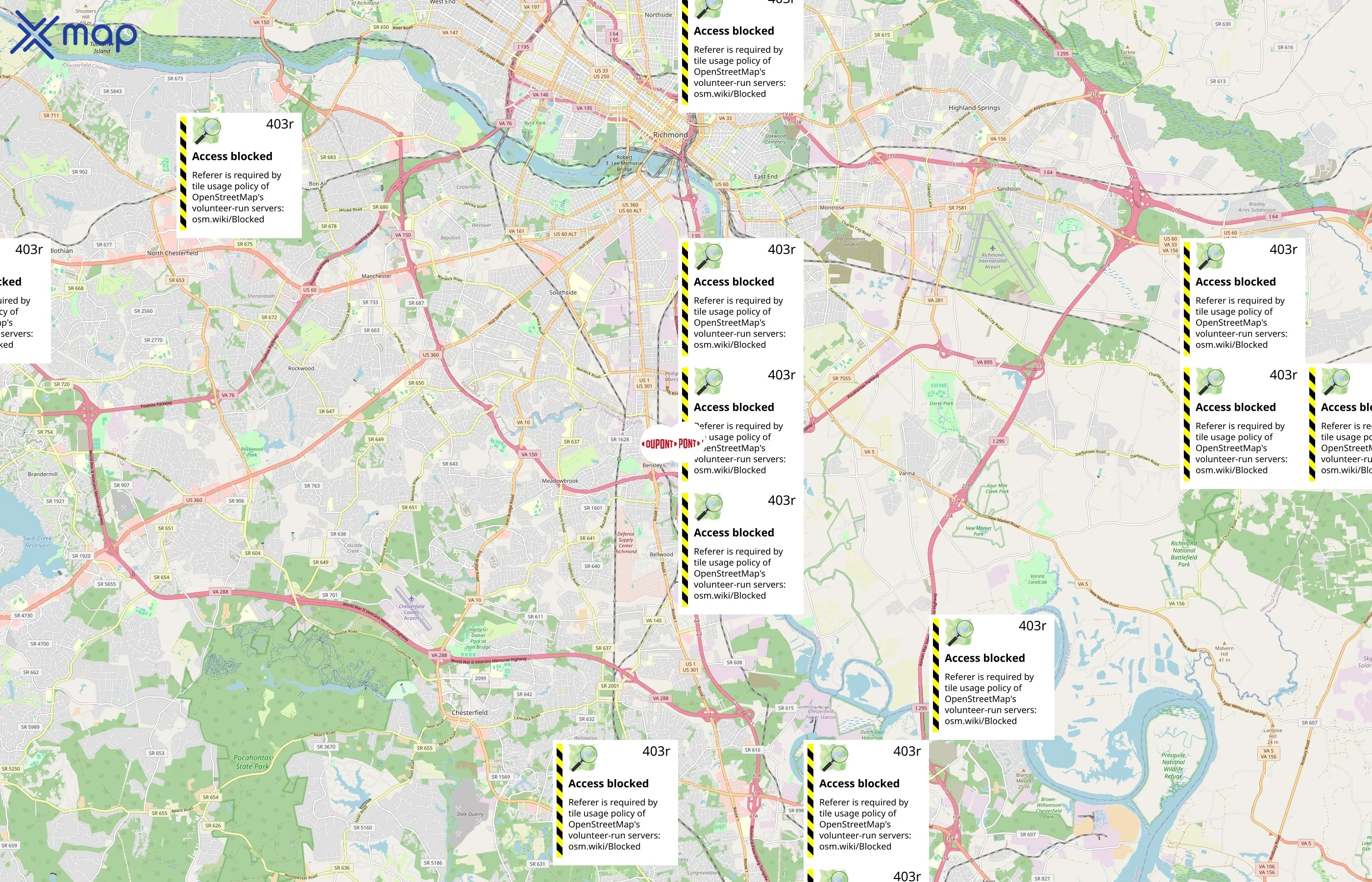 DuPont area coverage