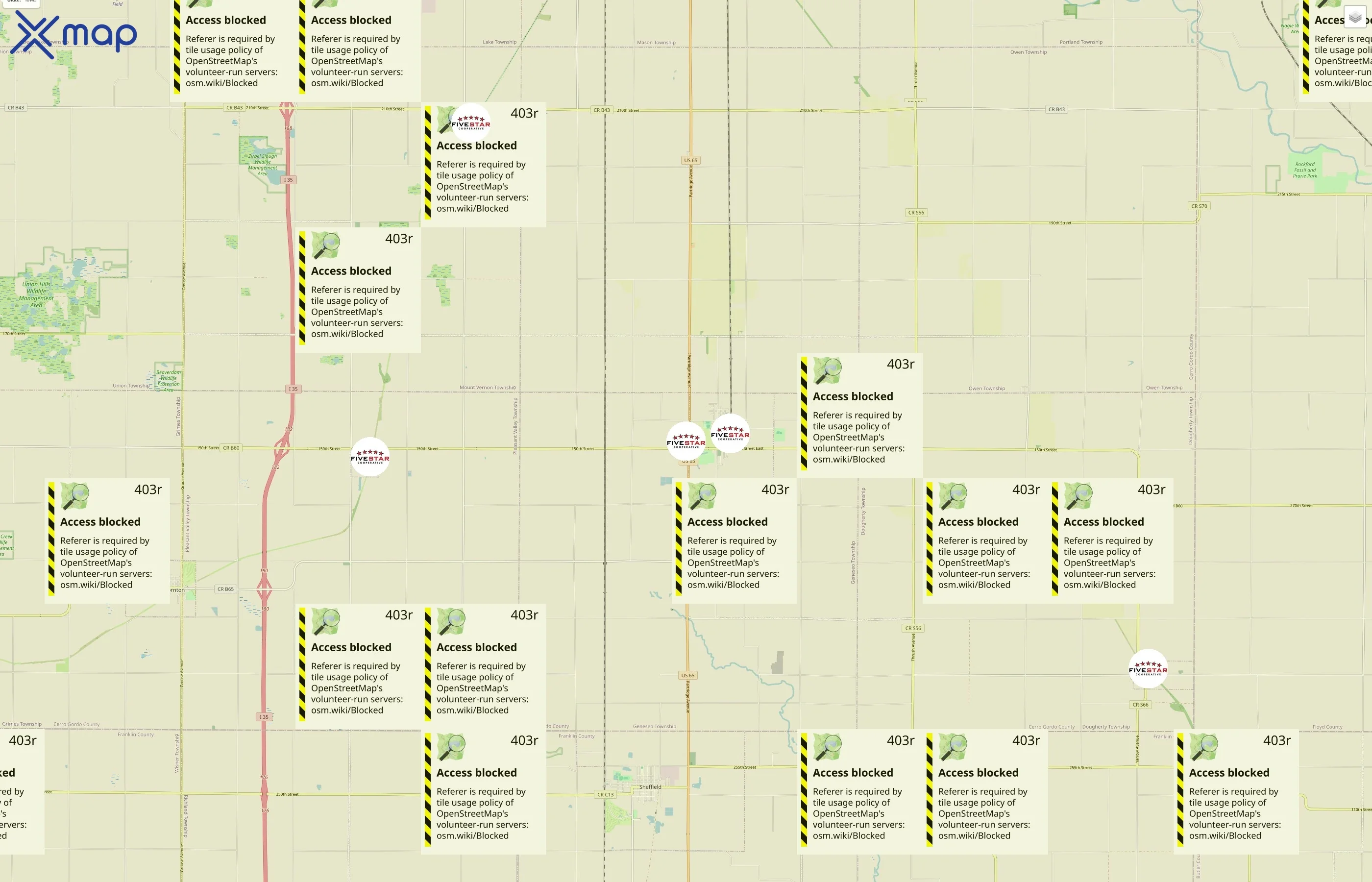 Five Star Cooperative traffic data