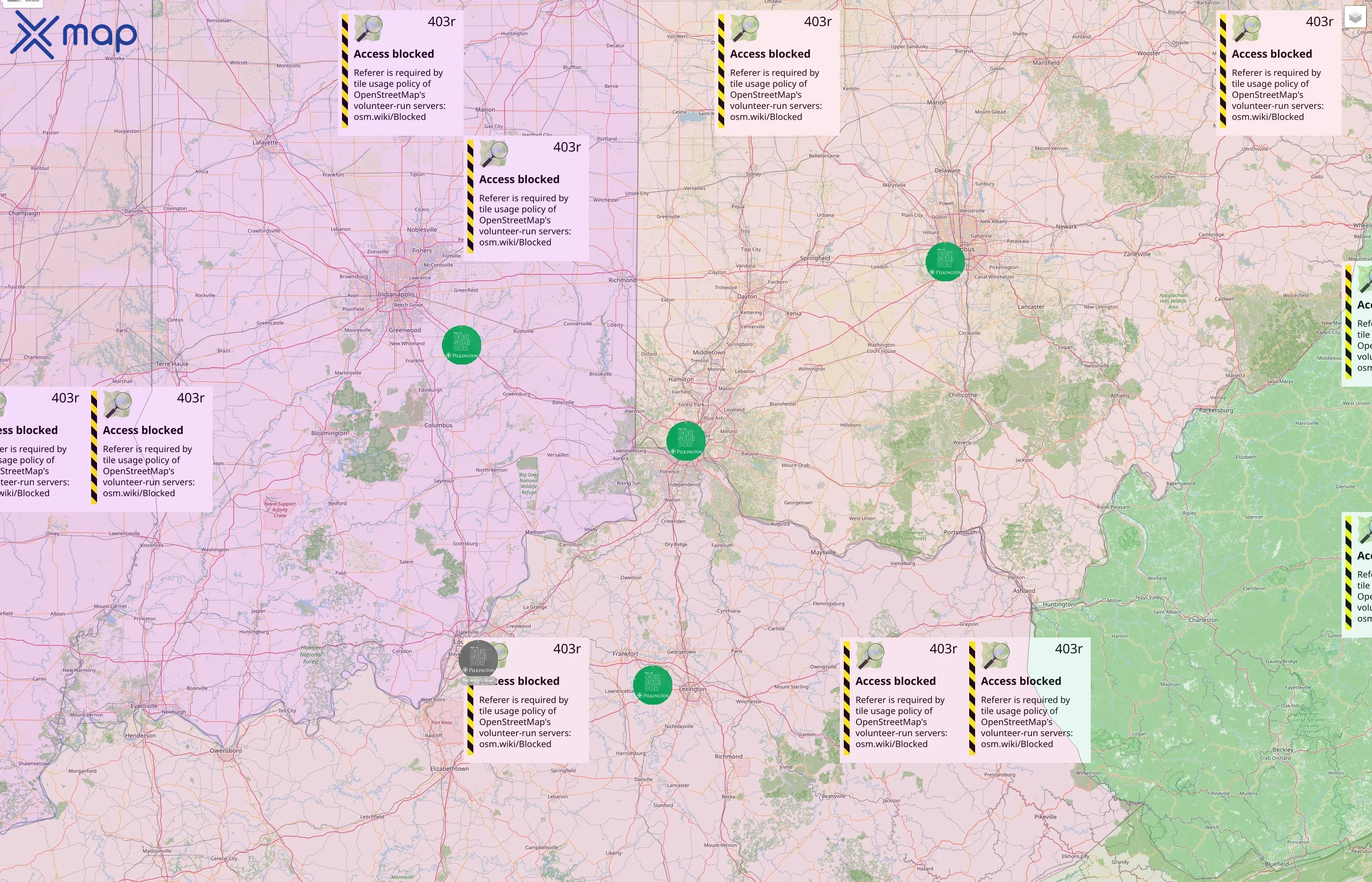 Pilkington street hotspots