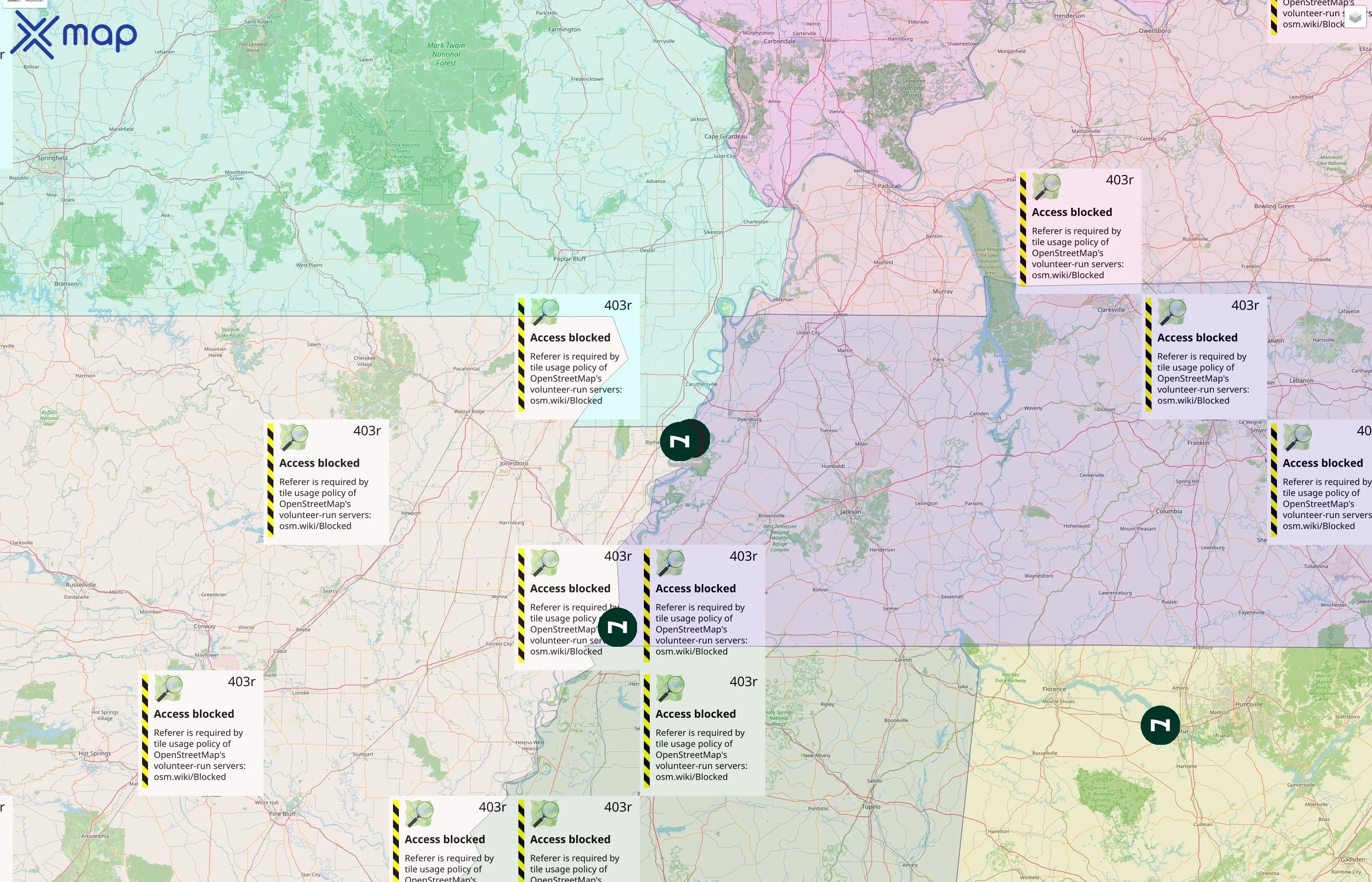 Nucor Corporation street hotspots