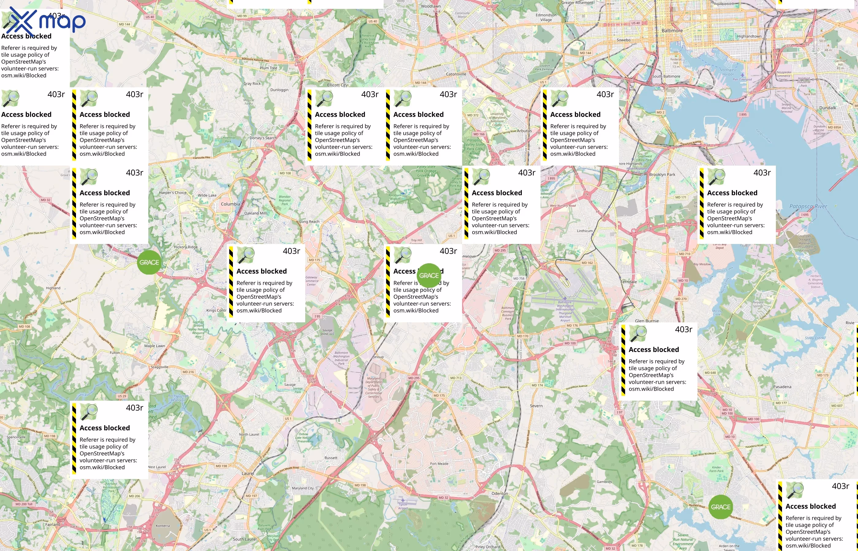 W. R. Grace & Co. area coverage