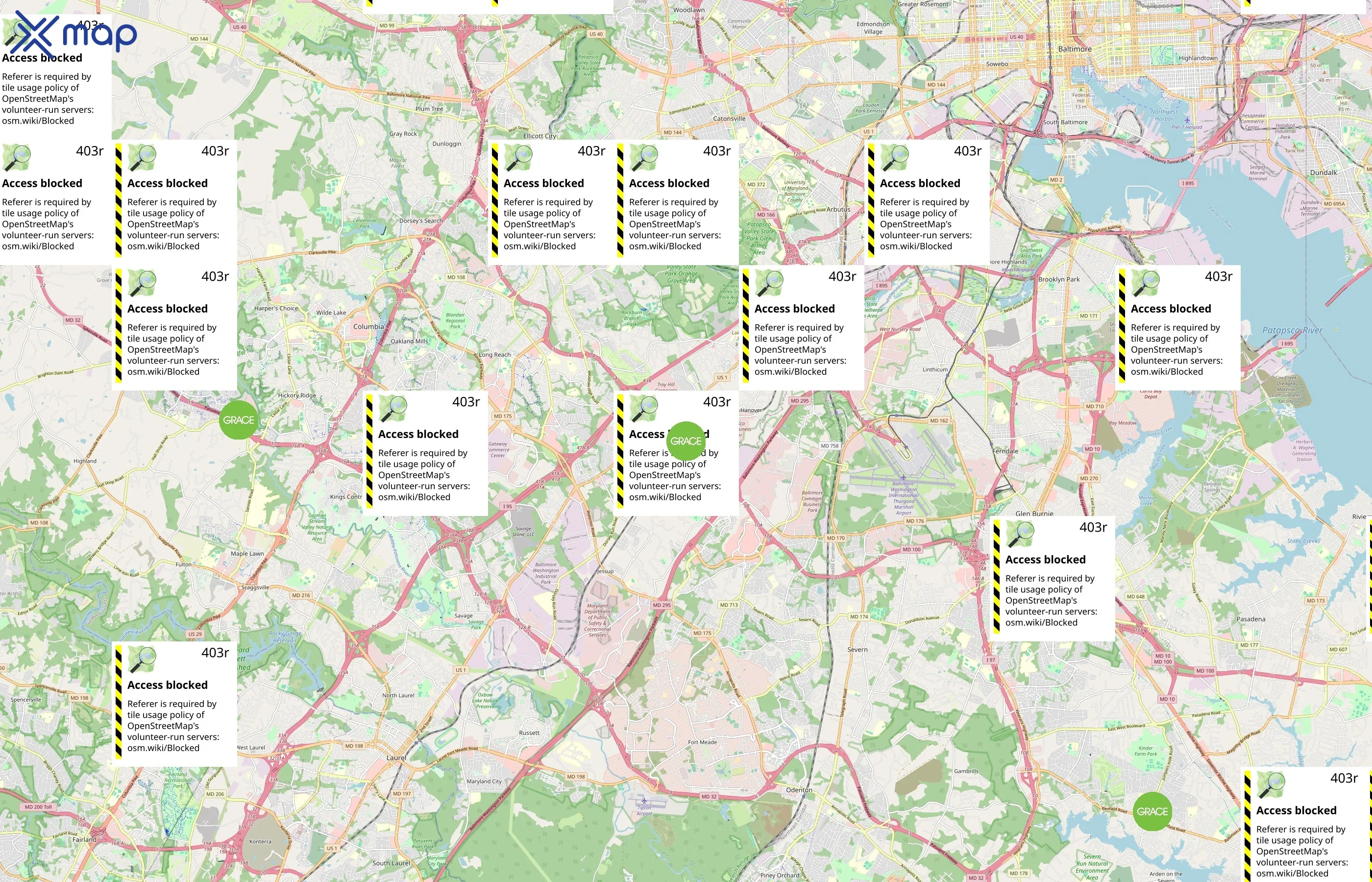 W. R. Grace & Co. area coverage