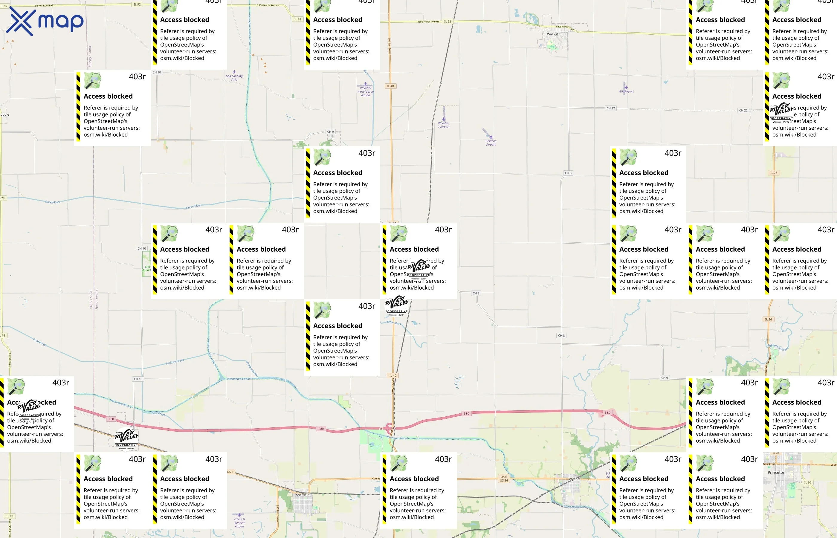 River Valley Cooperative area coverage