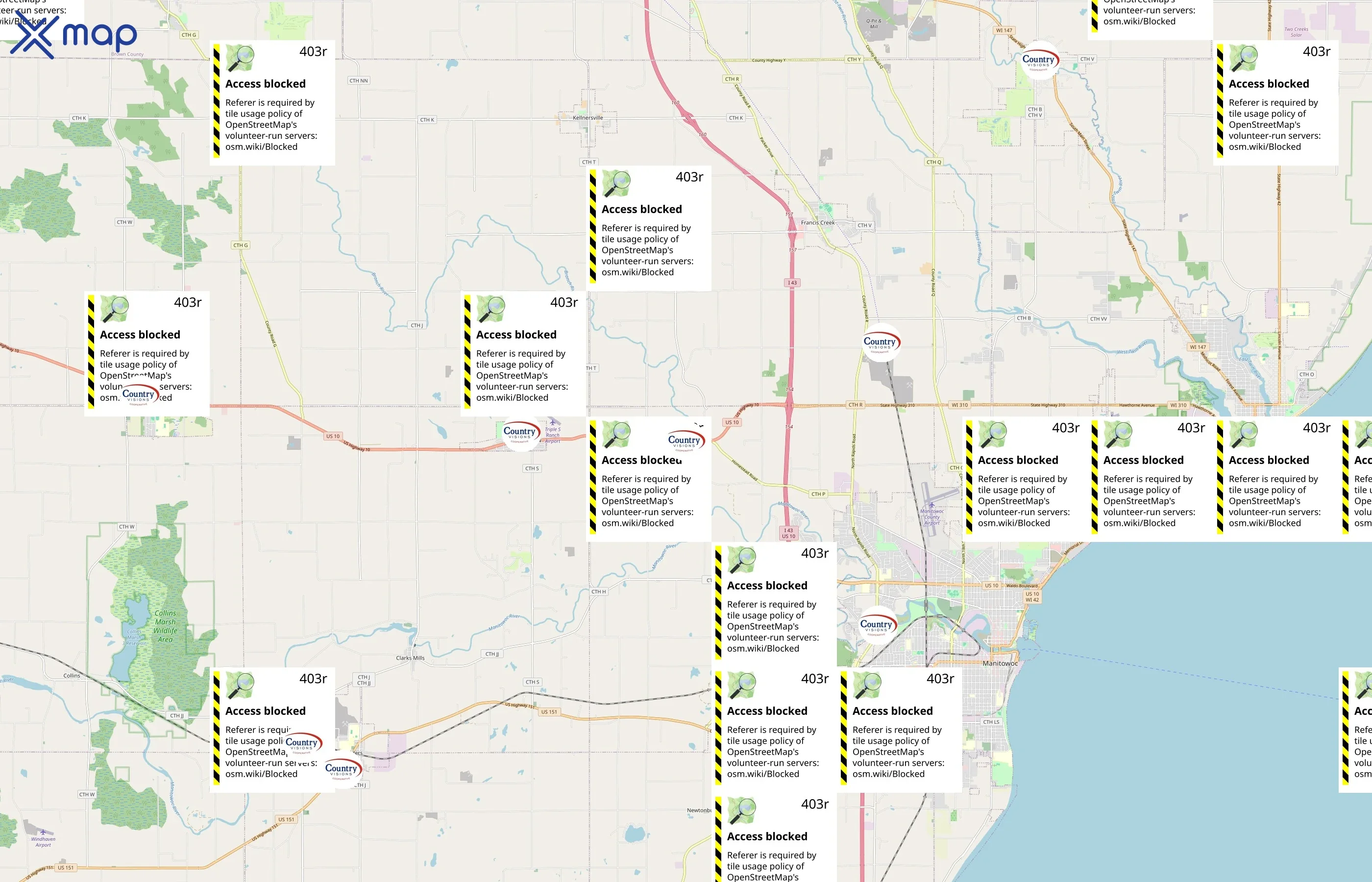 Country Visions Cooperative area coverage