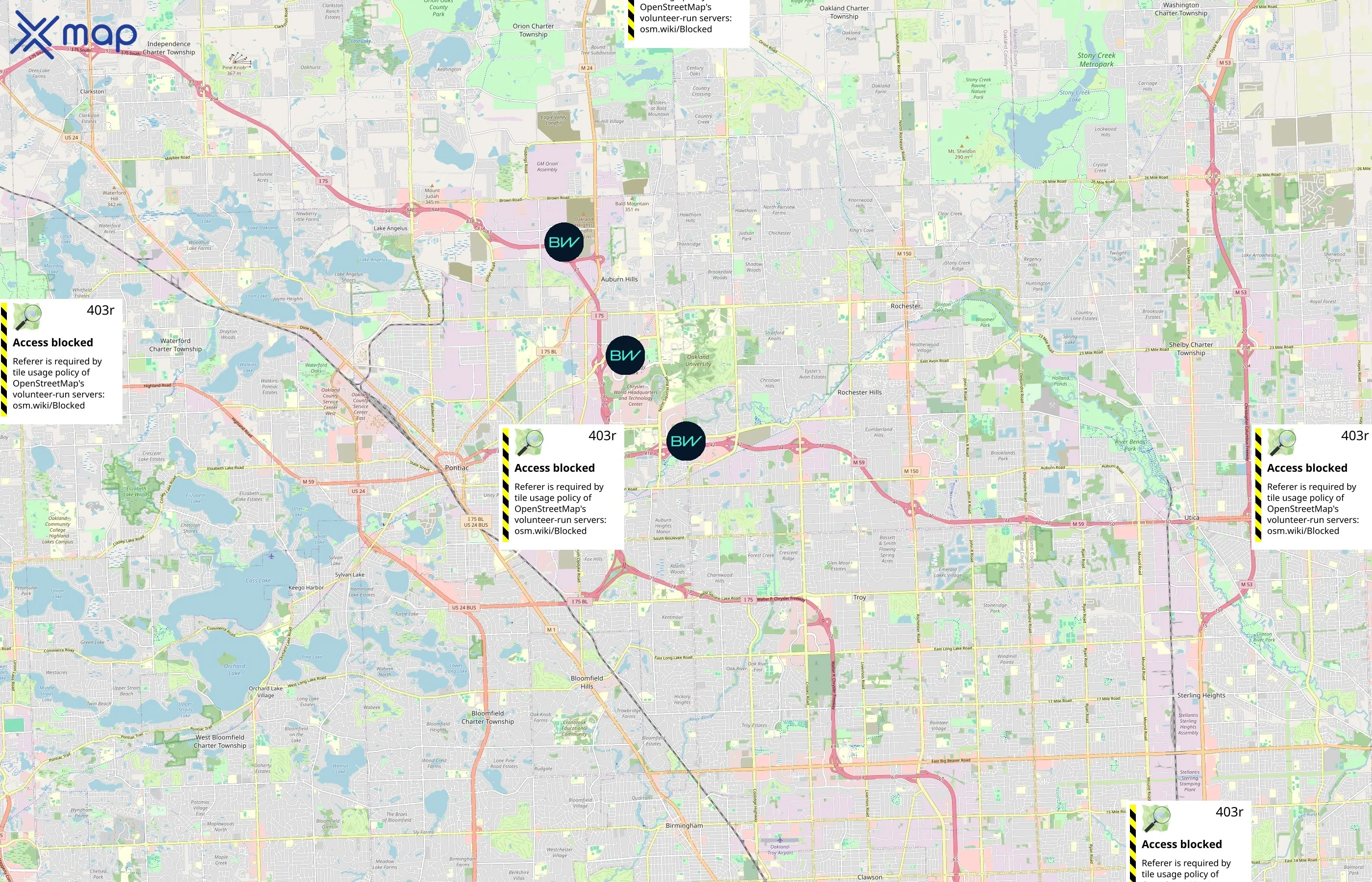 BorgWarner area coverage