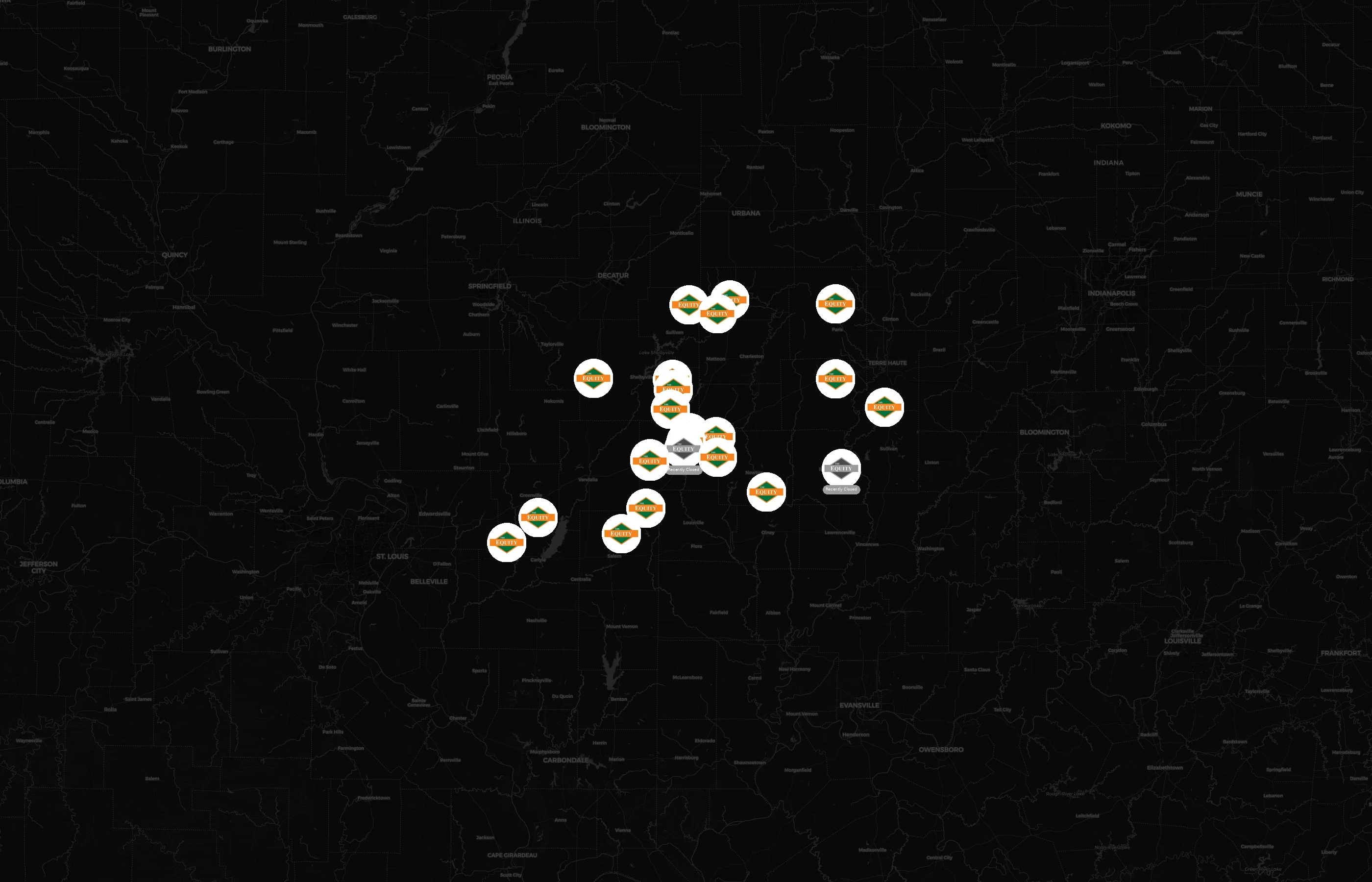 The Equity city distribution