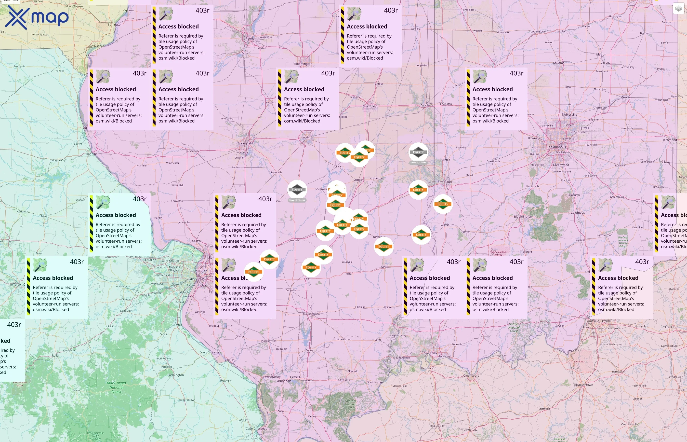 The Equity street hotspots