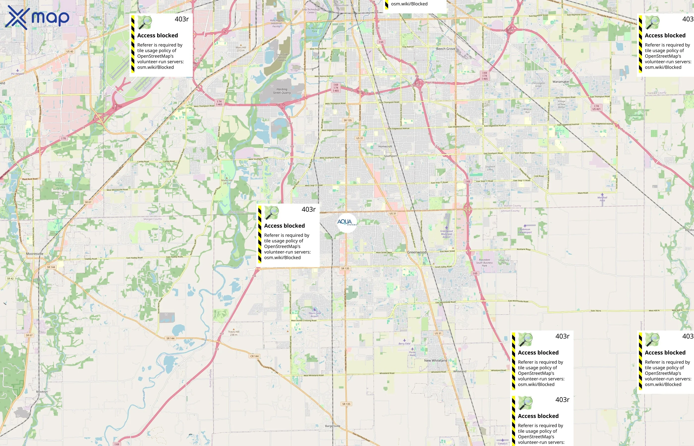 Aqua Systems area coverage