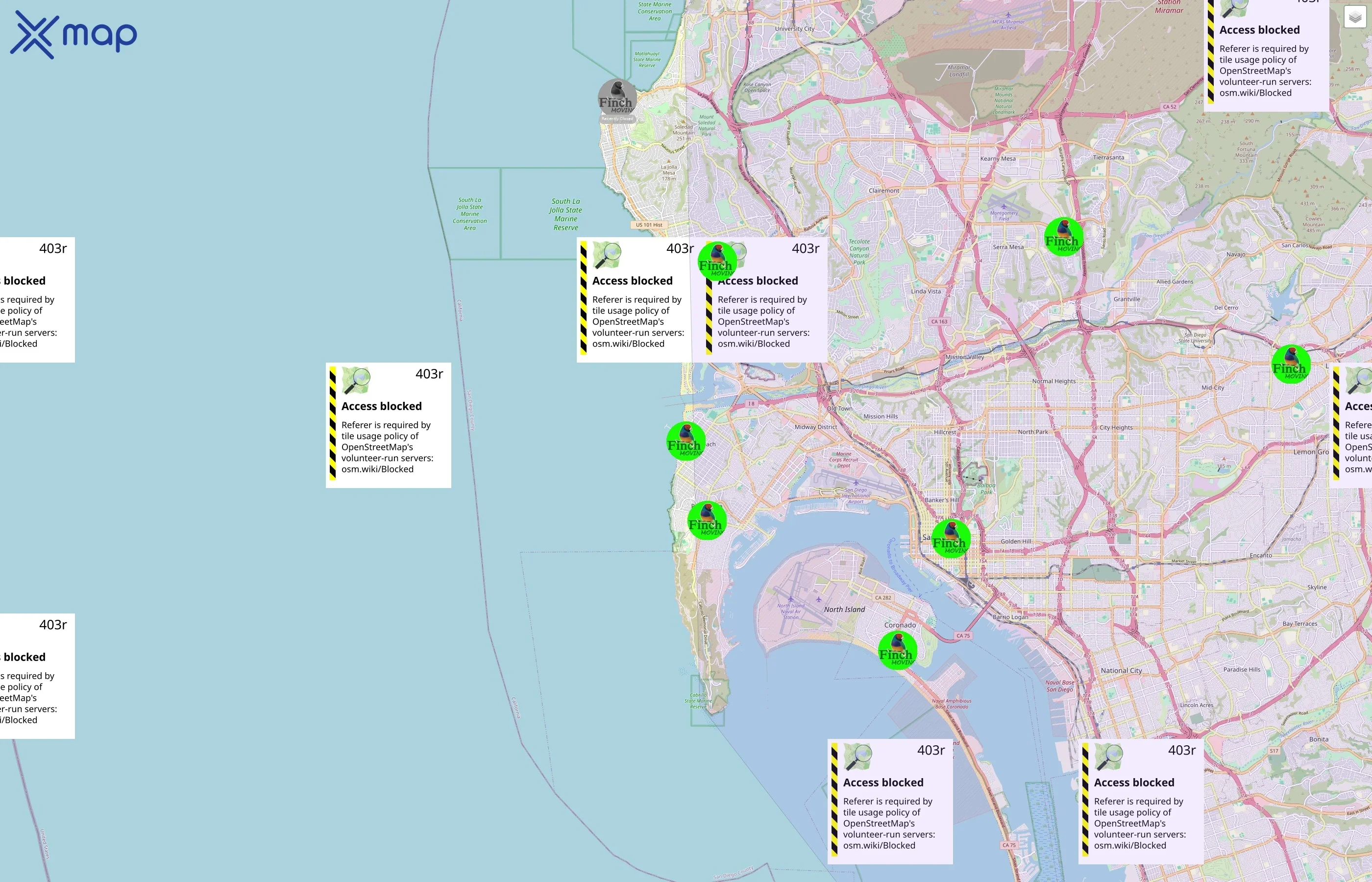 Finch Moving & Storage traffic data