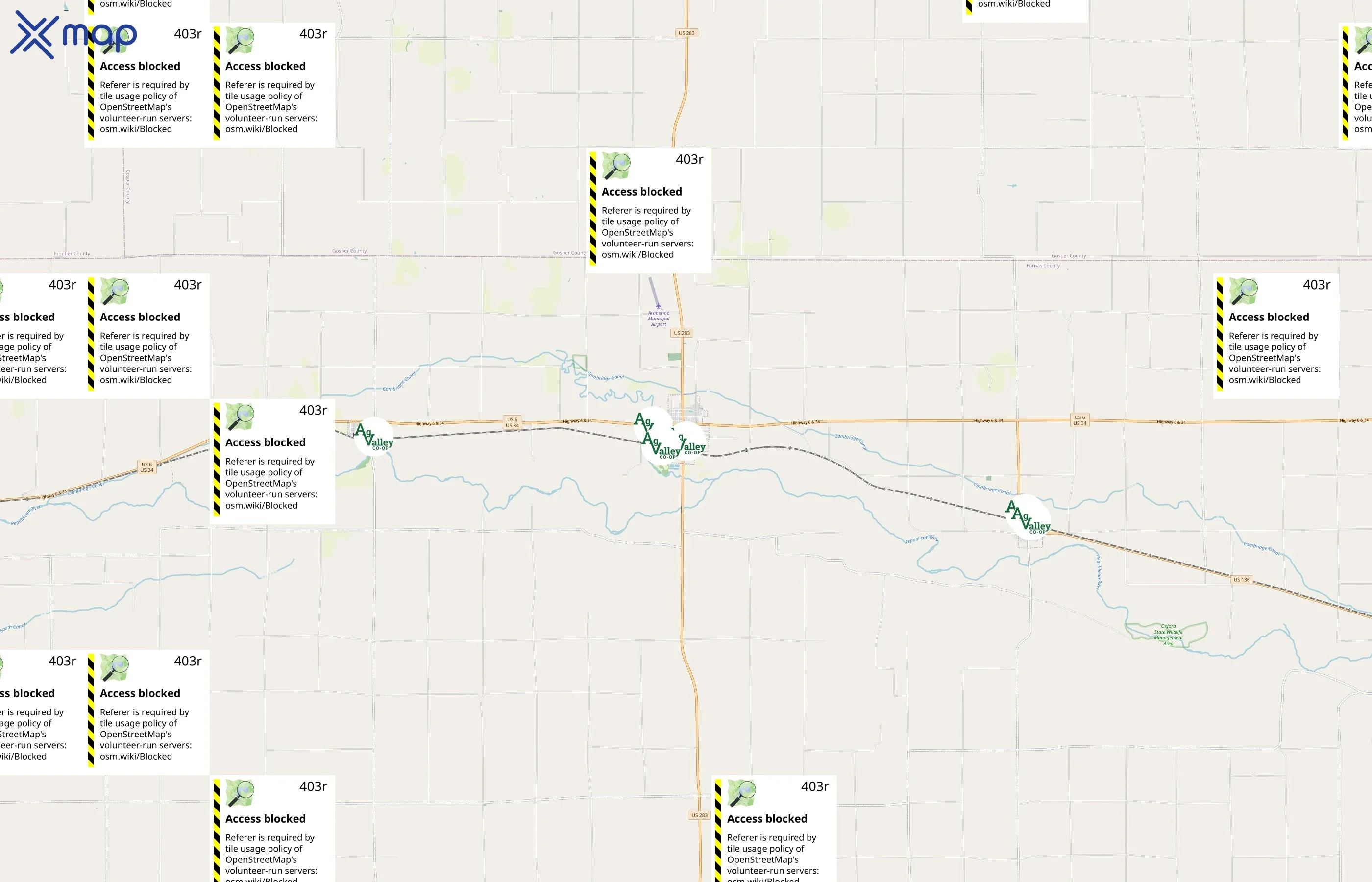 Ag Valley Co-op area coverage