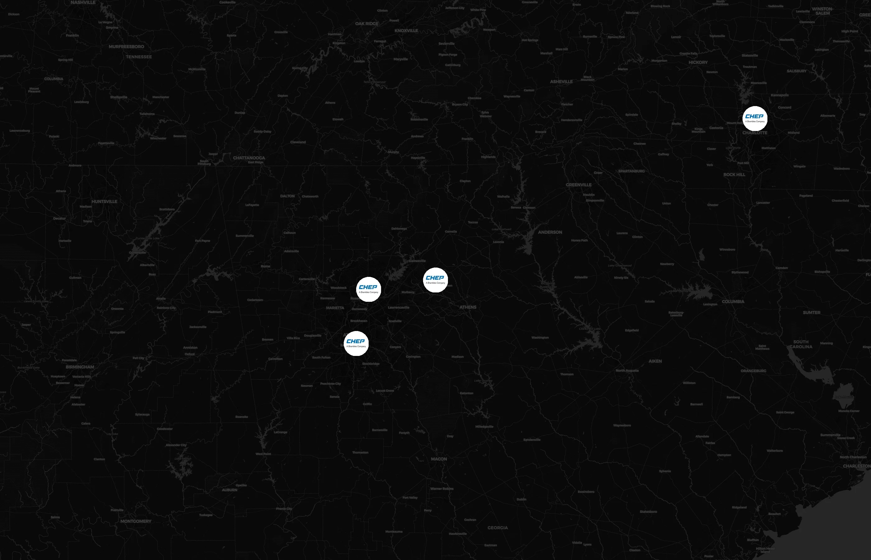 CHEP city distribution