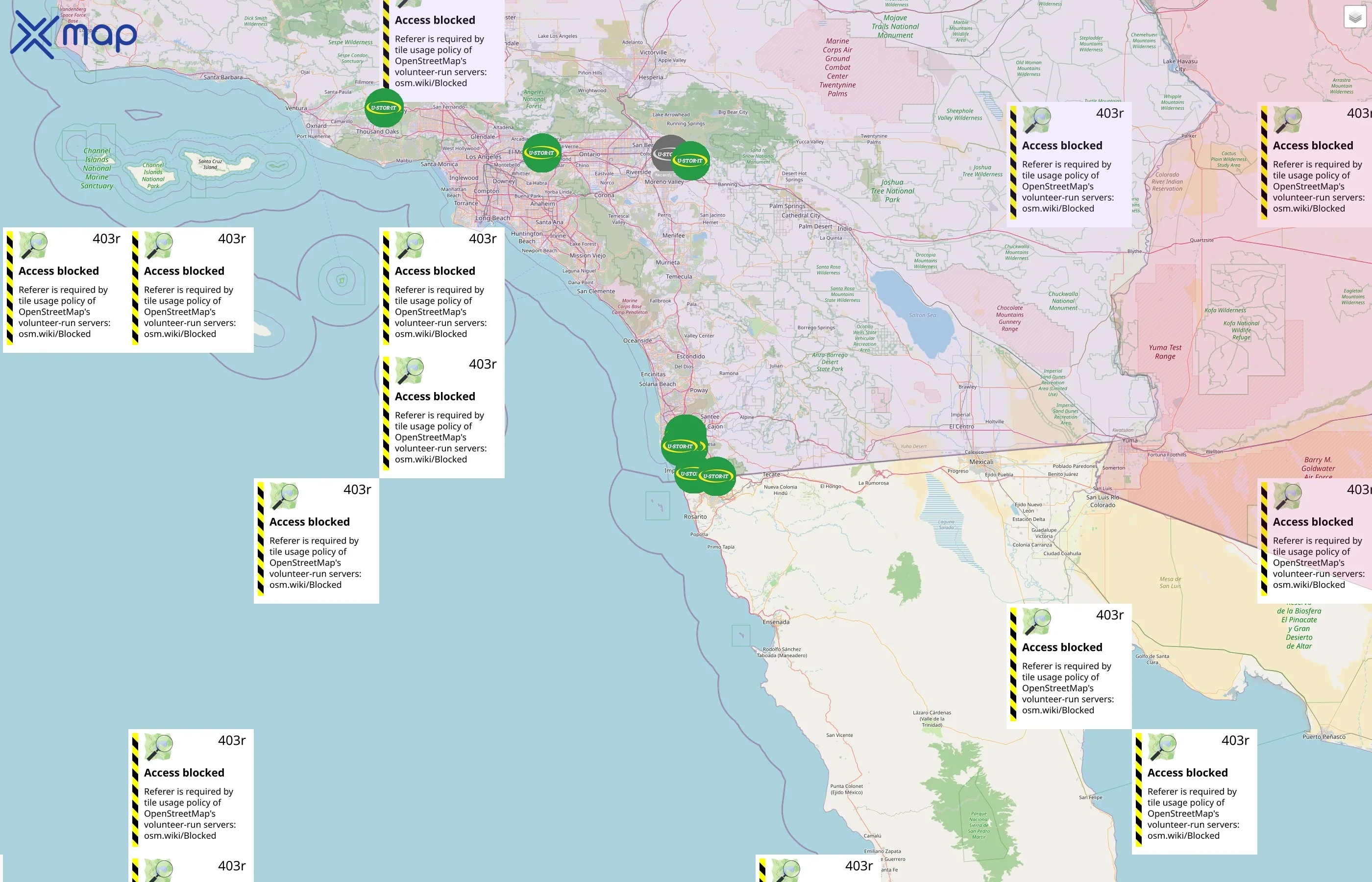 U-Stor-It street hotspots