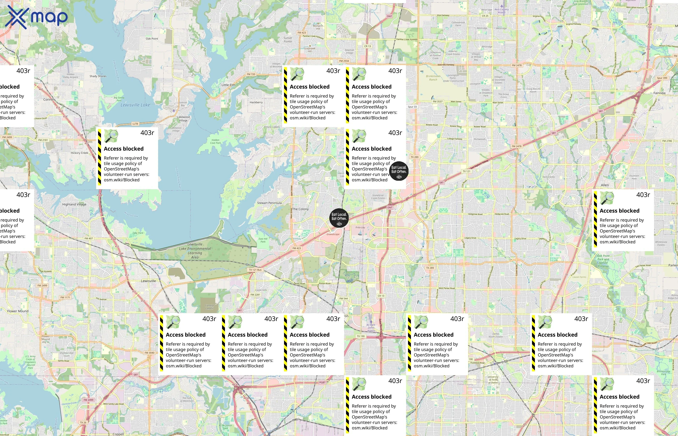 Ben E. Keith Company area coverage