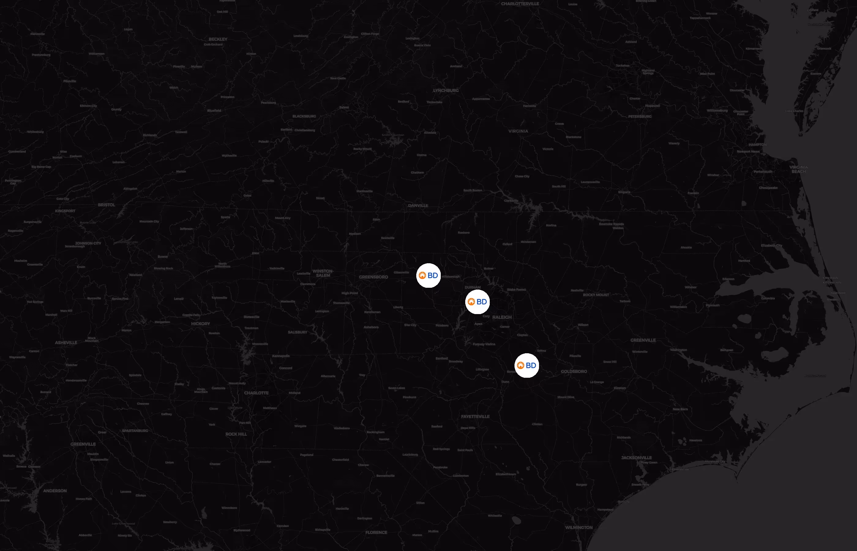 Becton Dickinson city distribution