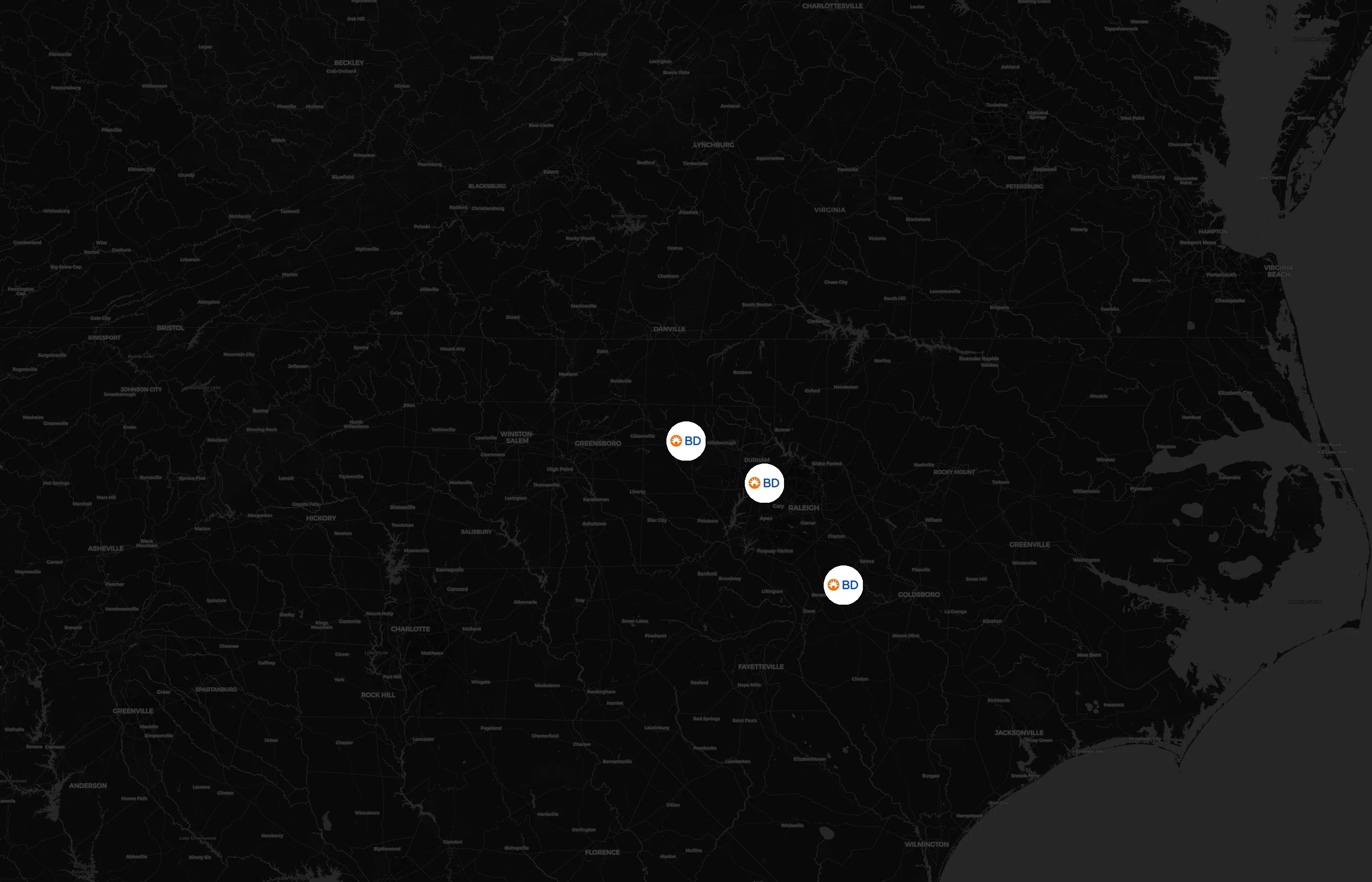 Becton Dickinson city distribution