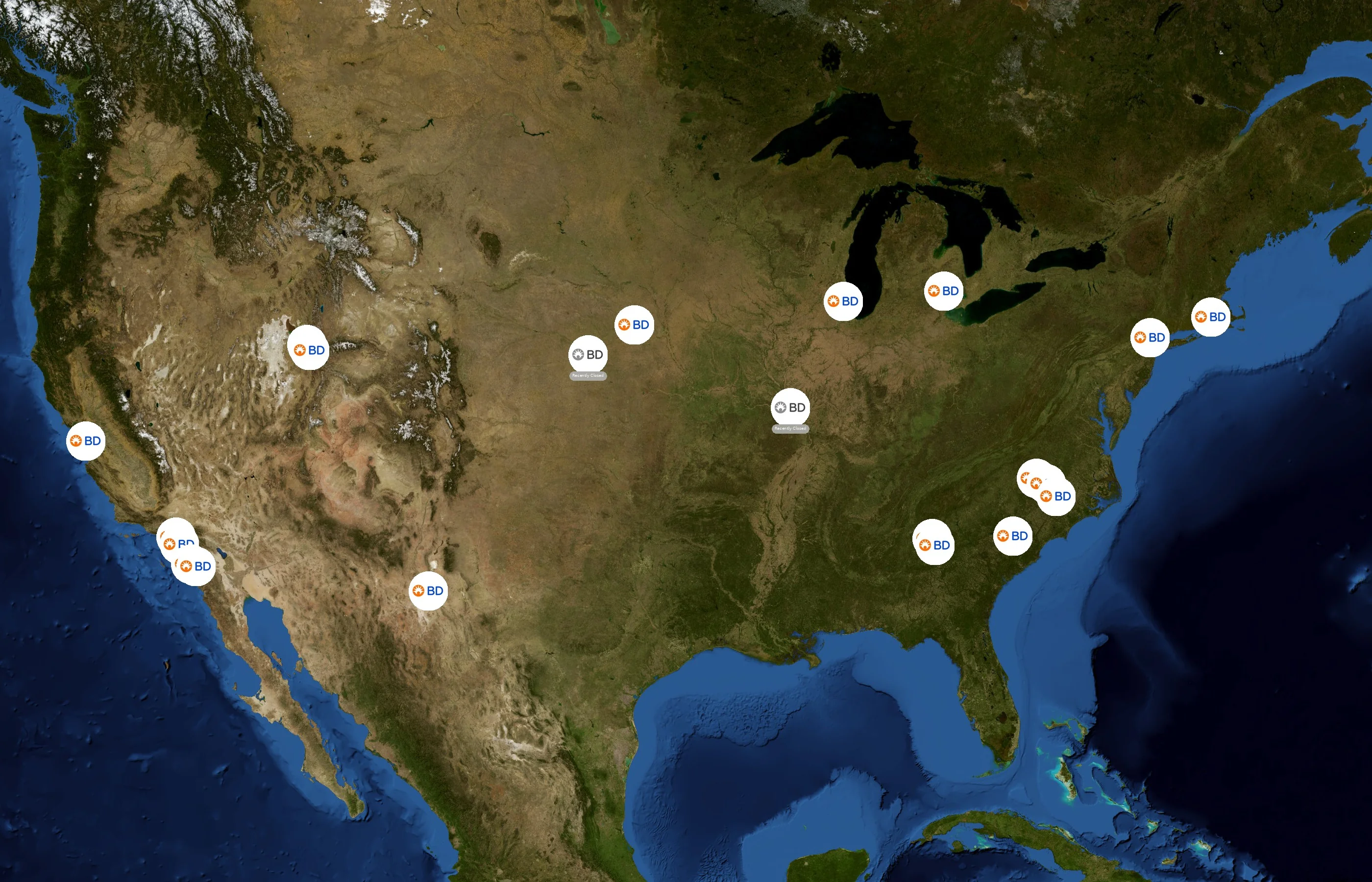 Becton Dickinson state distribution