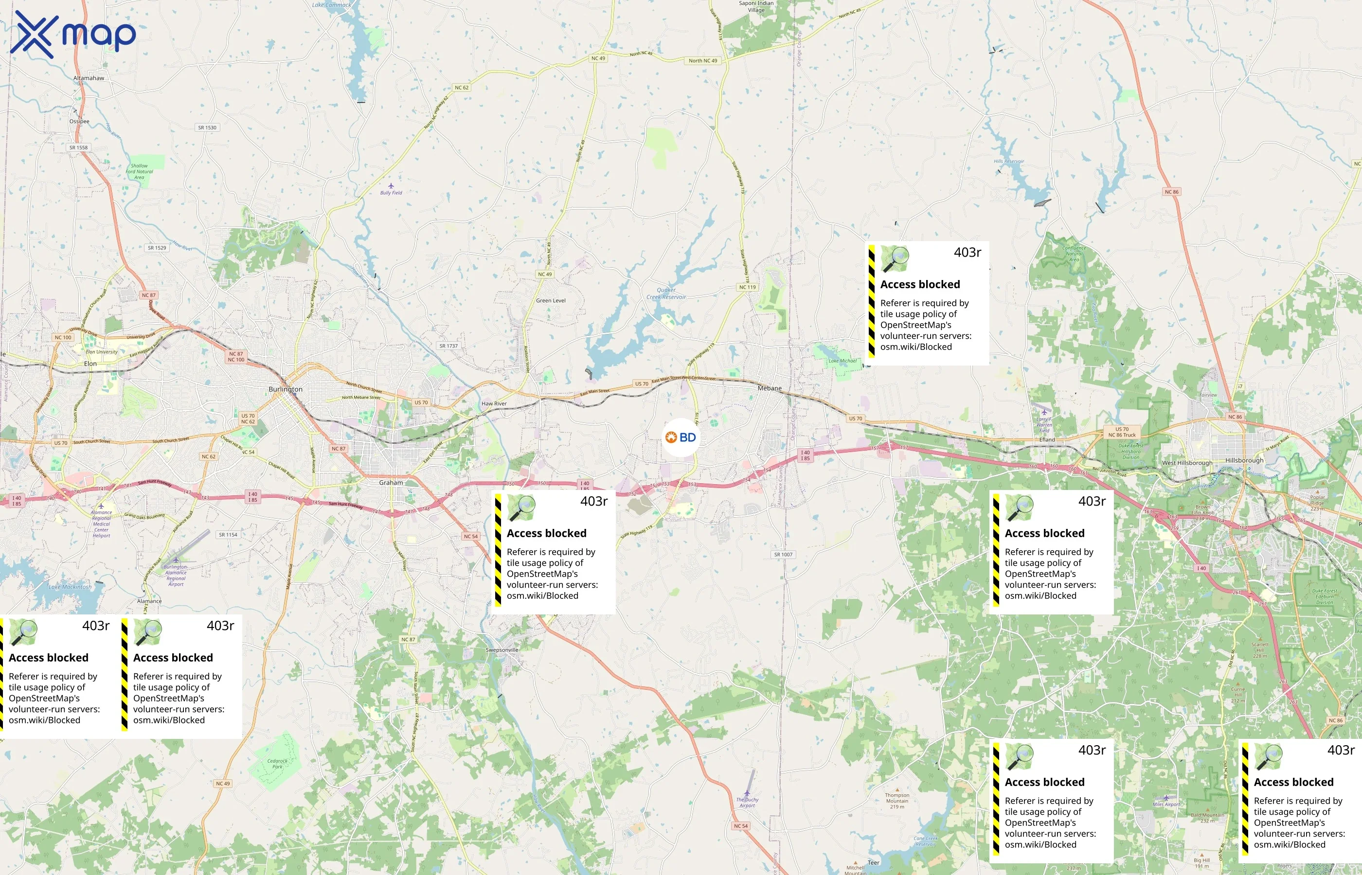 Becton Dickinson area coverage