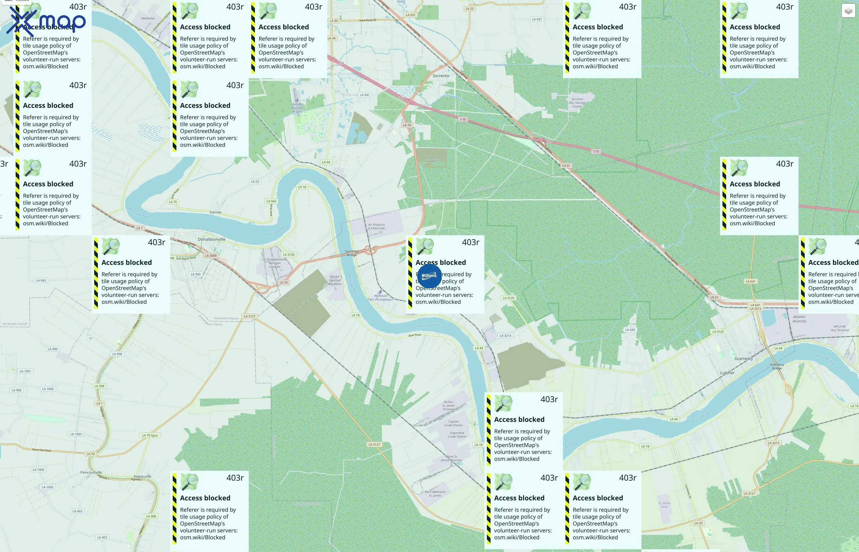 Williams Companies traffic data