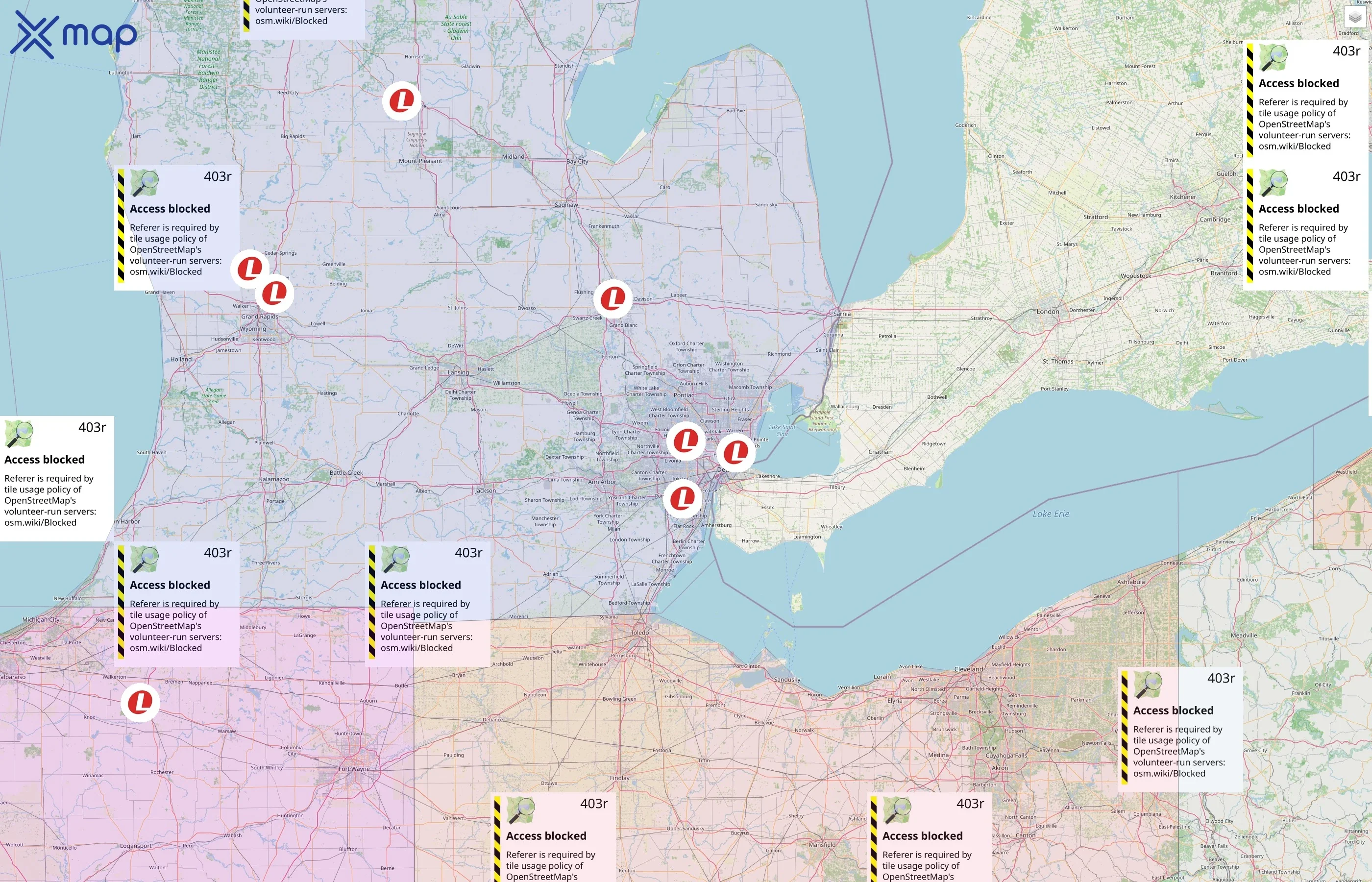Lear Corporation street hotspots