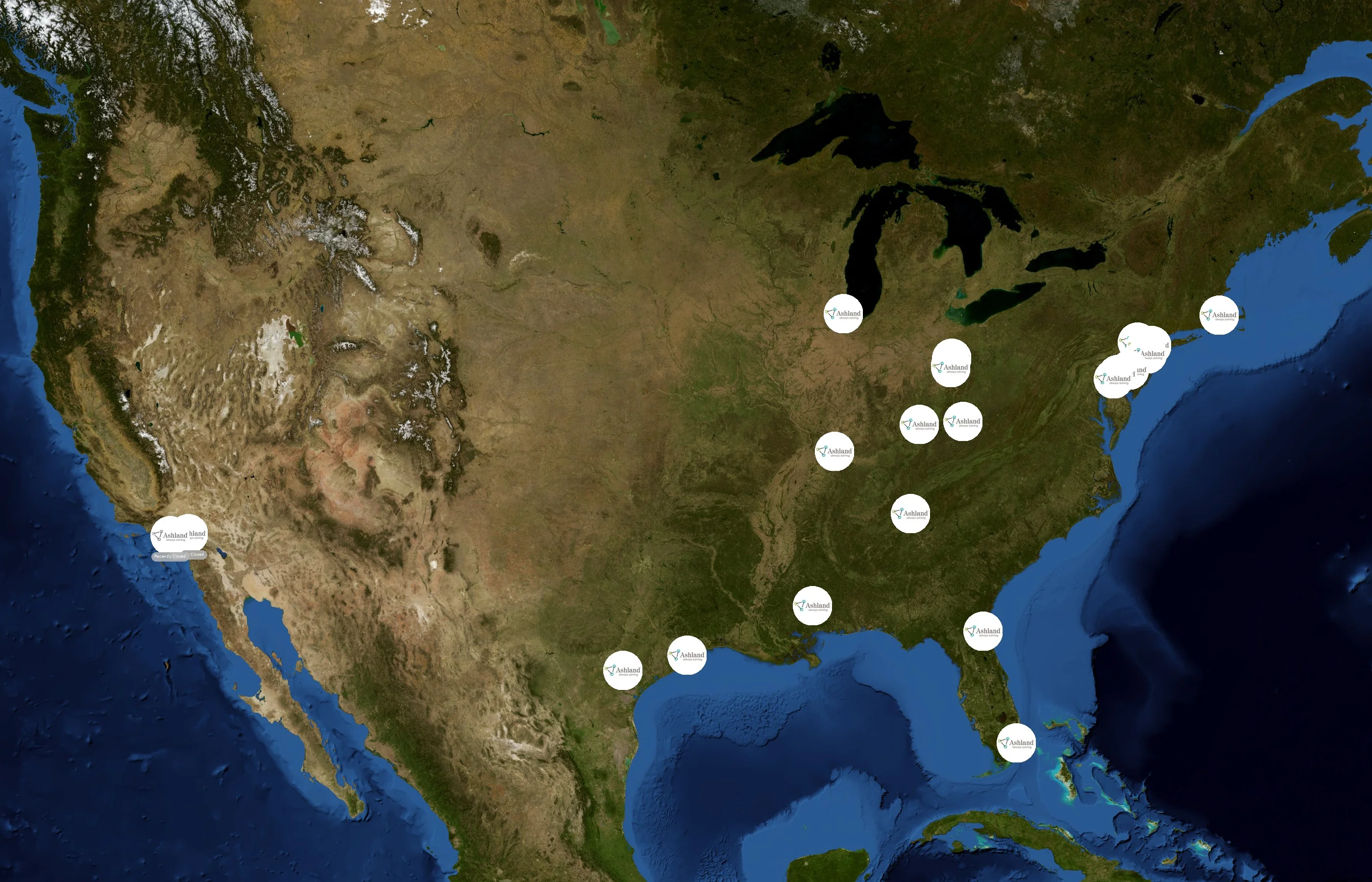 Ashland Global Holdings Inc. state distribution