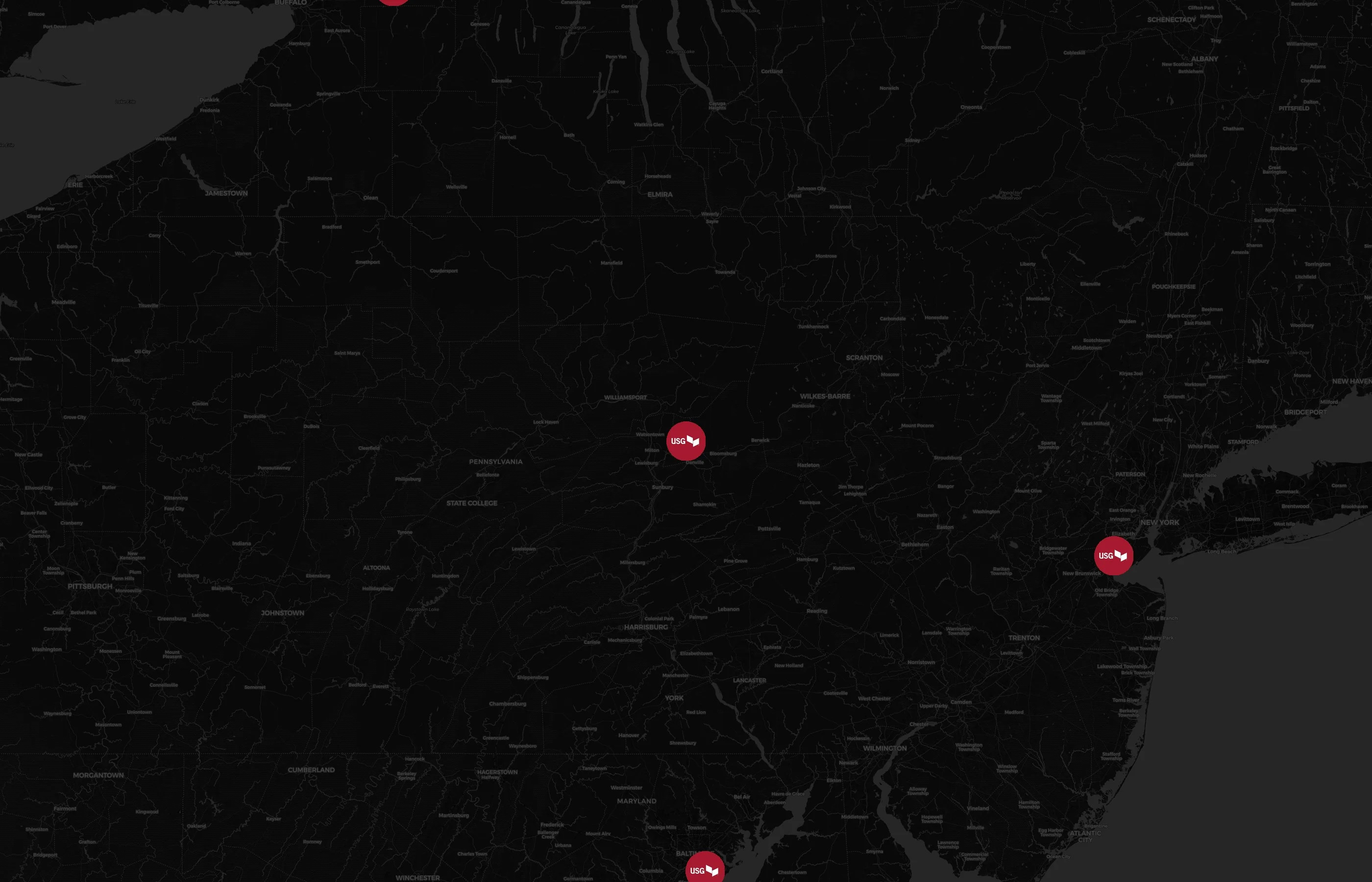 USG Corporation city distribution