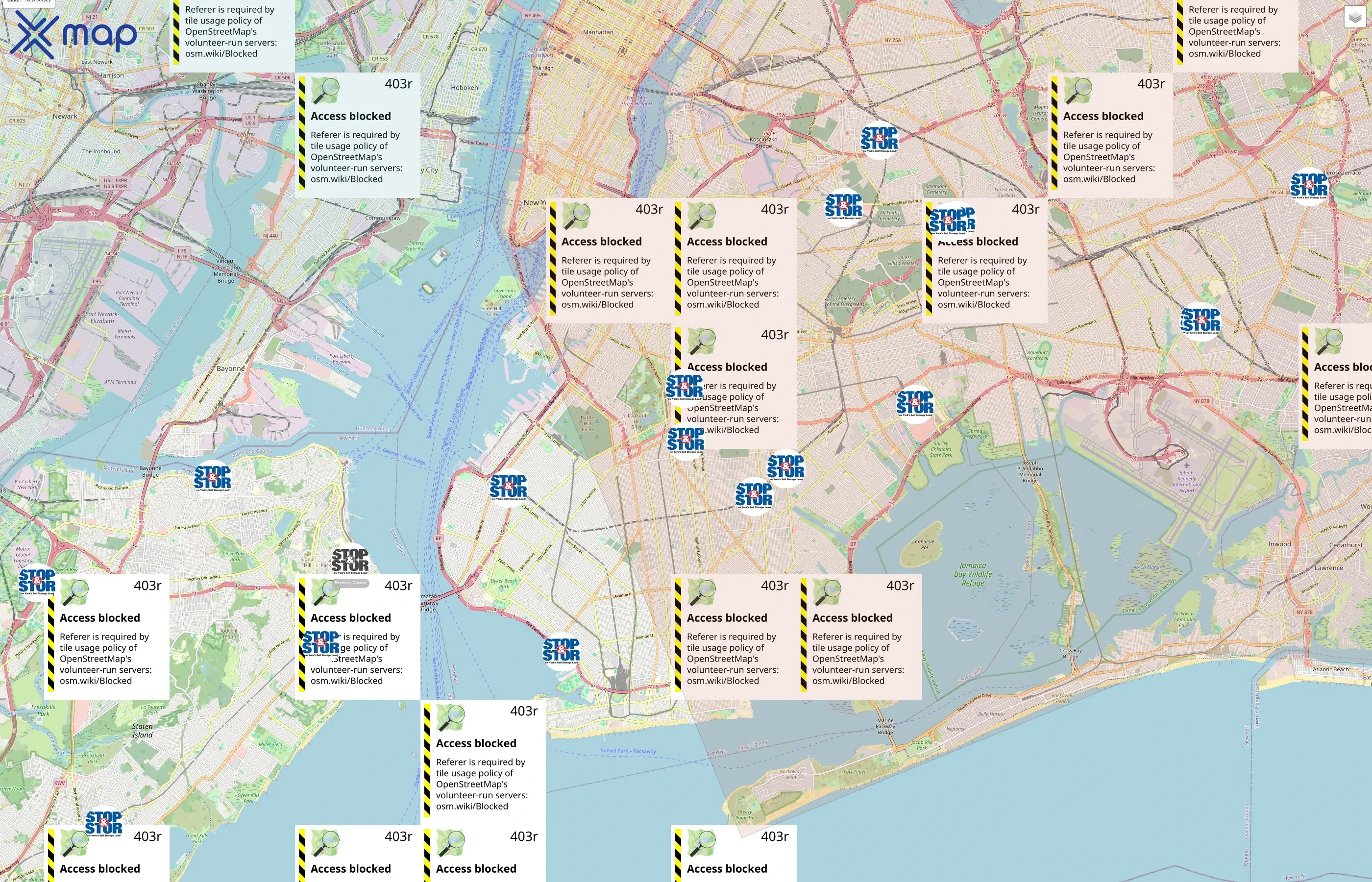 Stop & Stor traffic data