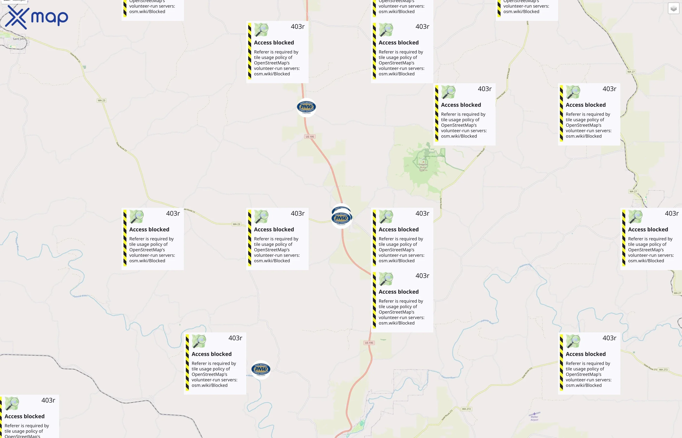 PNW Farmers Cooperative traffic data