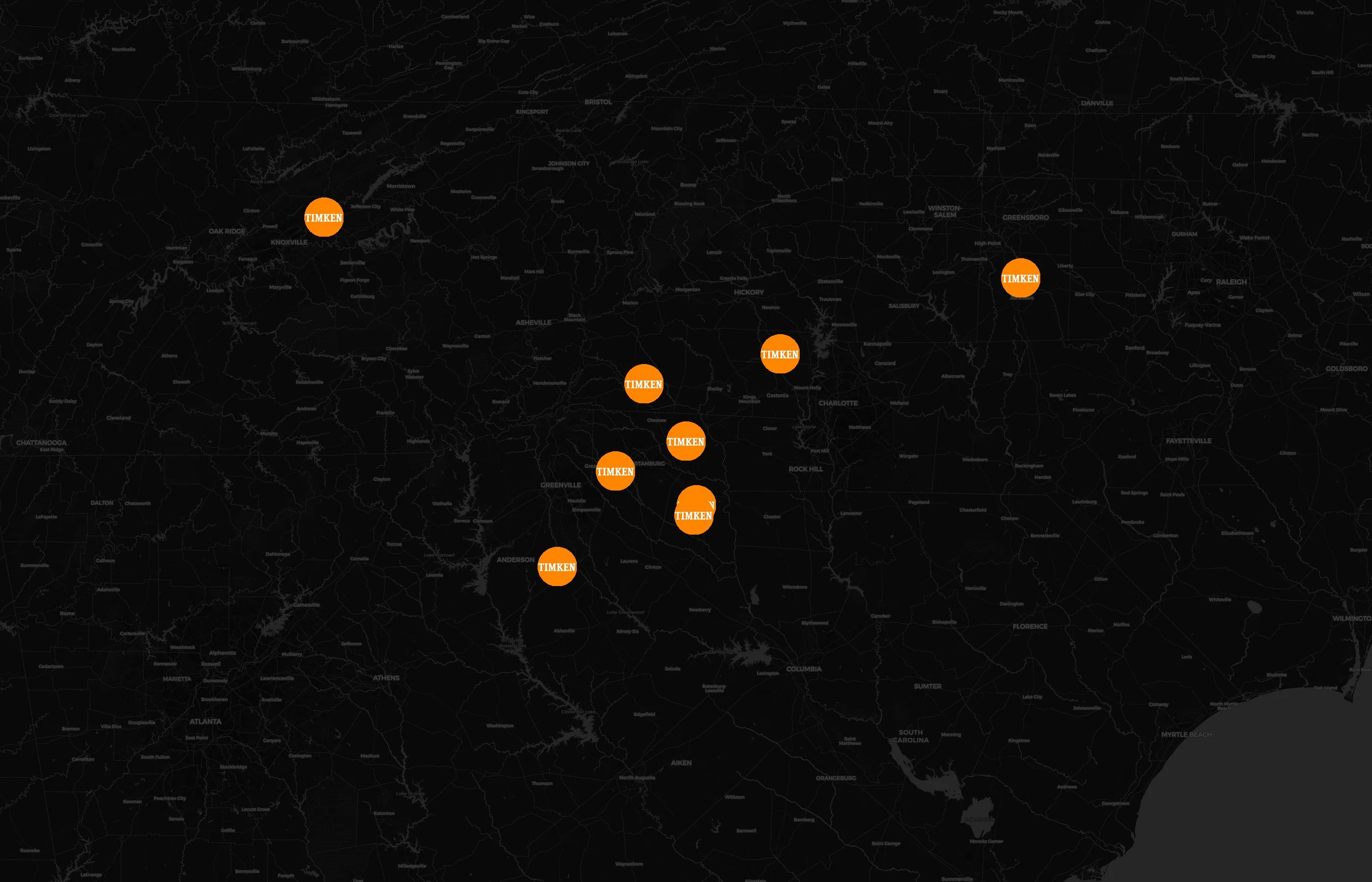 Timken city distribution