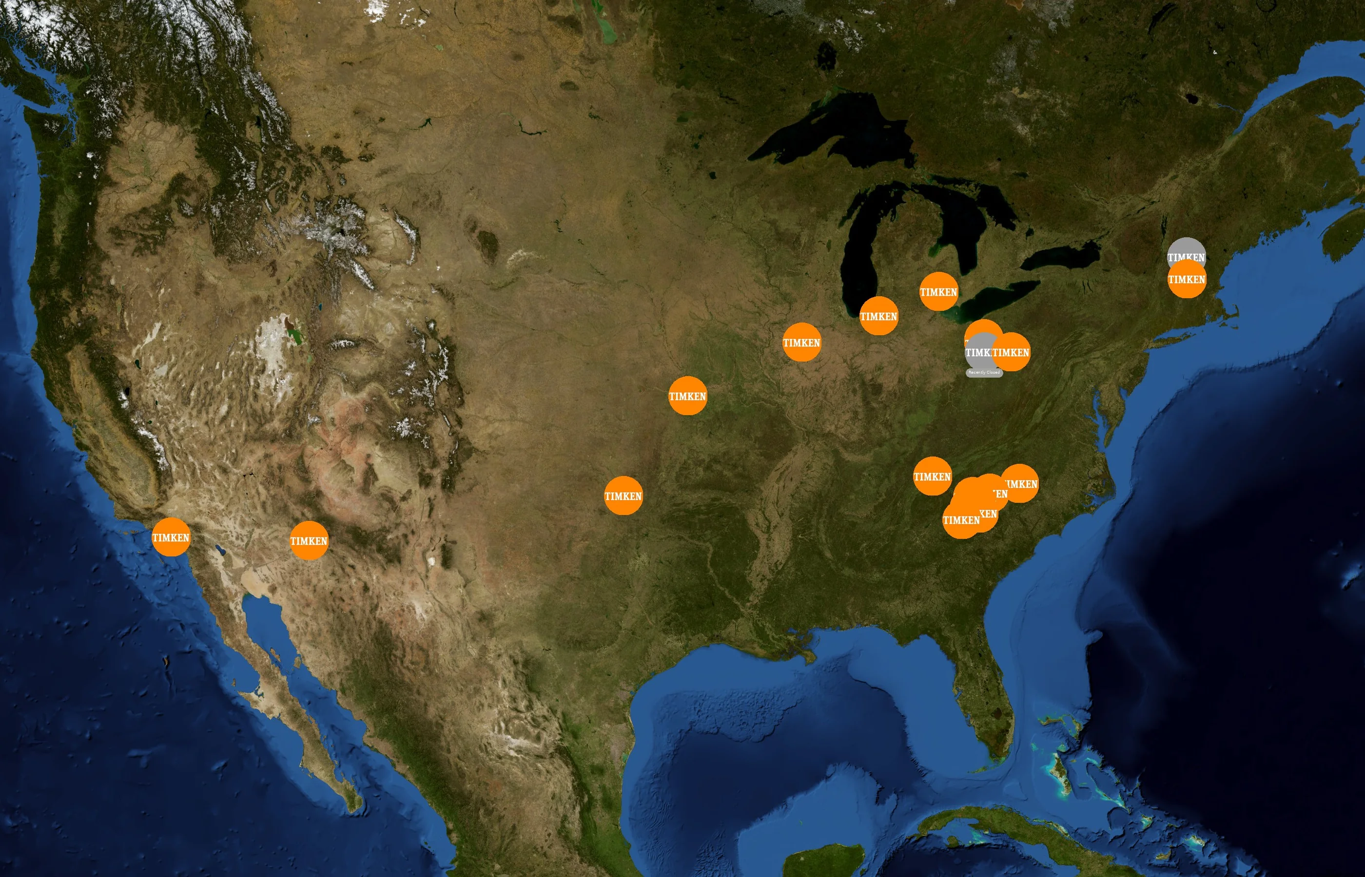 Timken state distribution