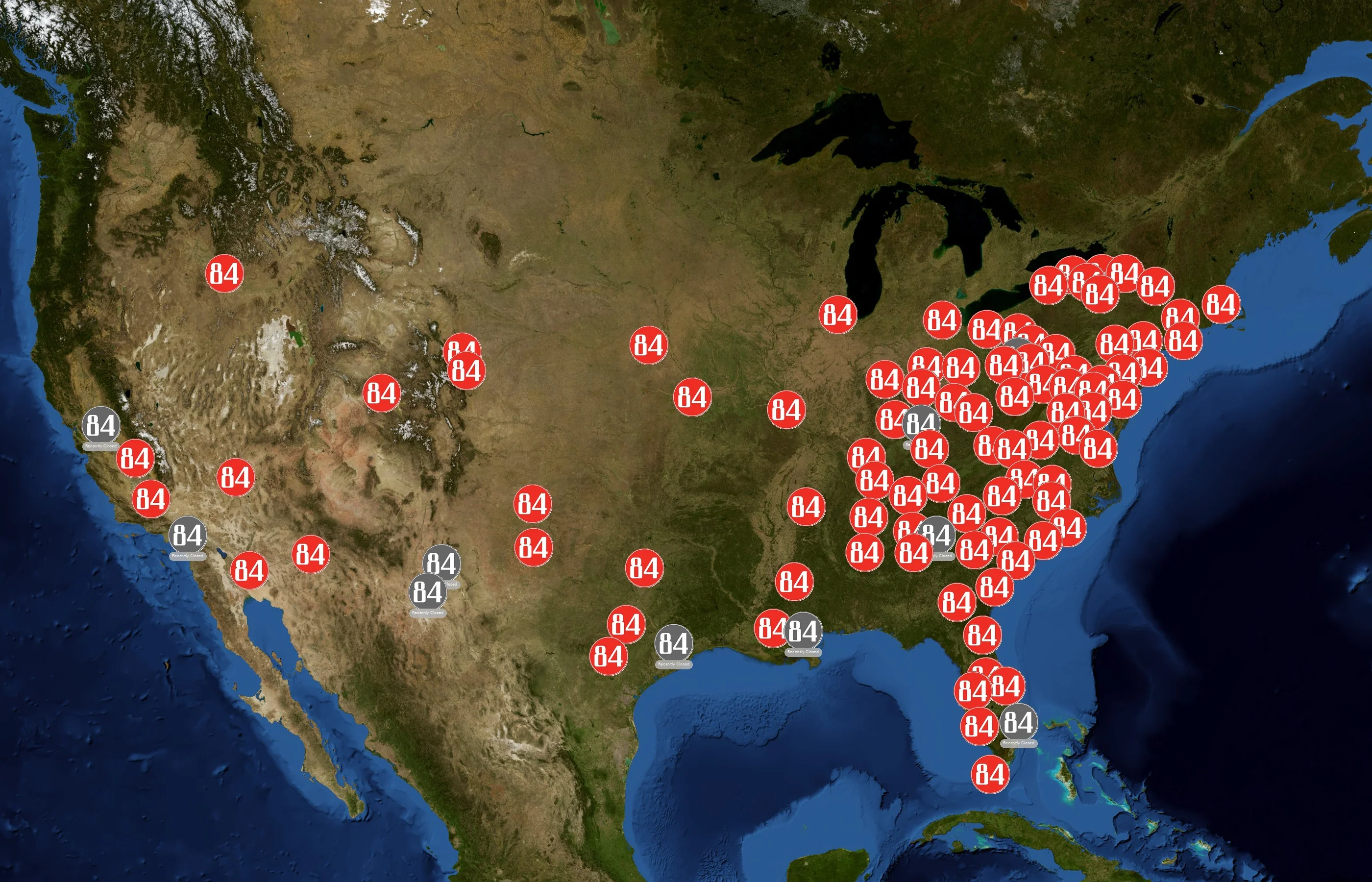 84 Lumber state distribution