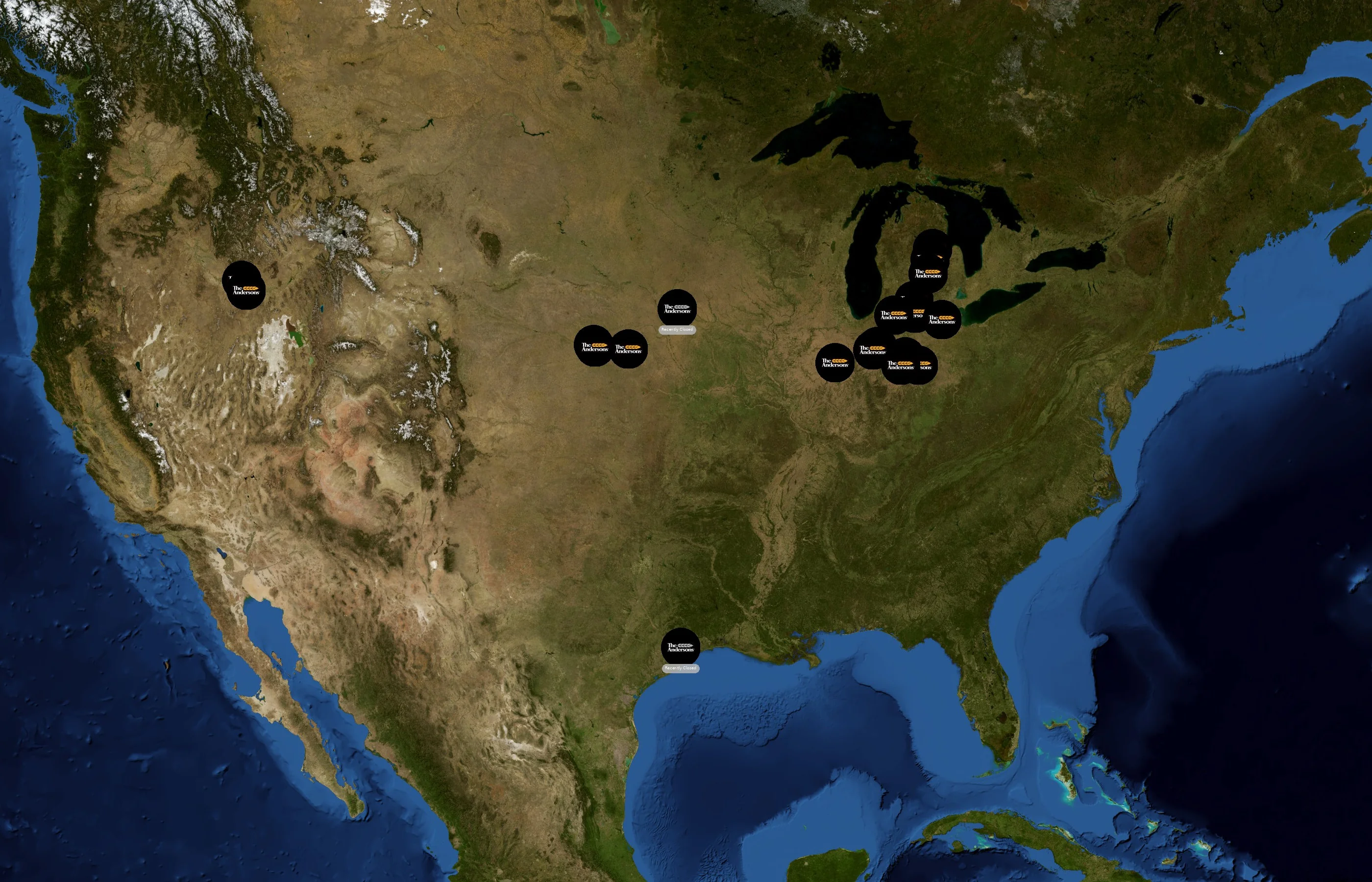 The Andersons state distribution