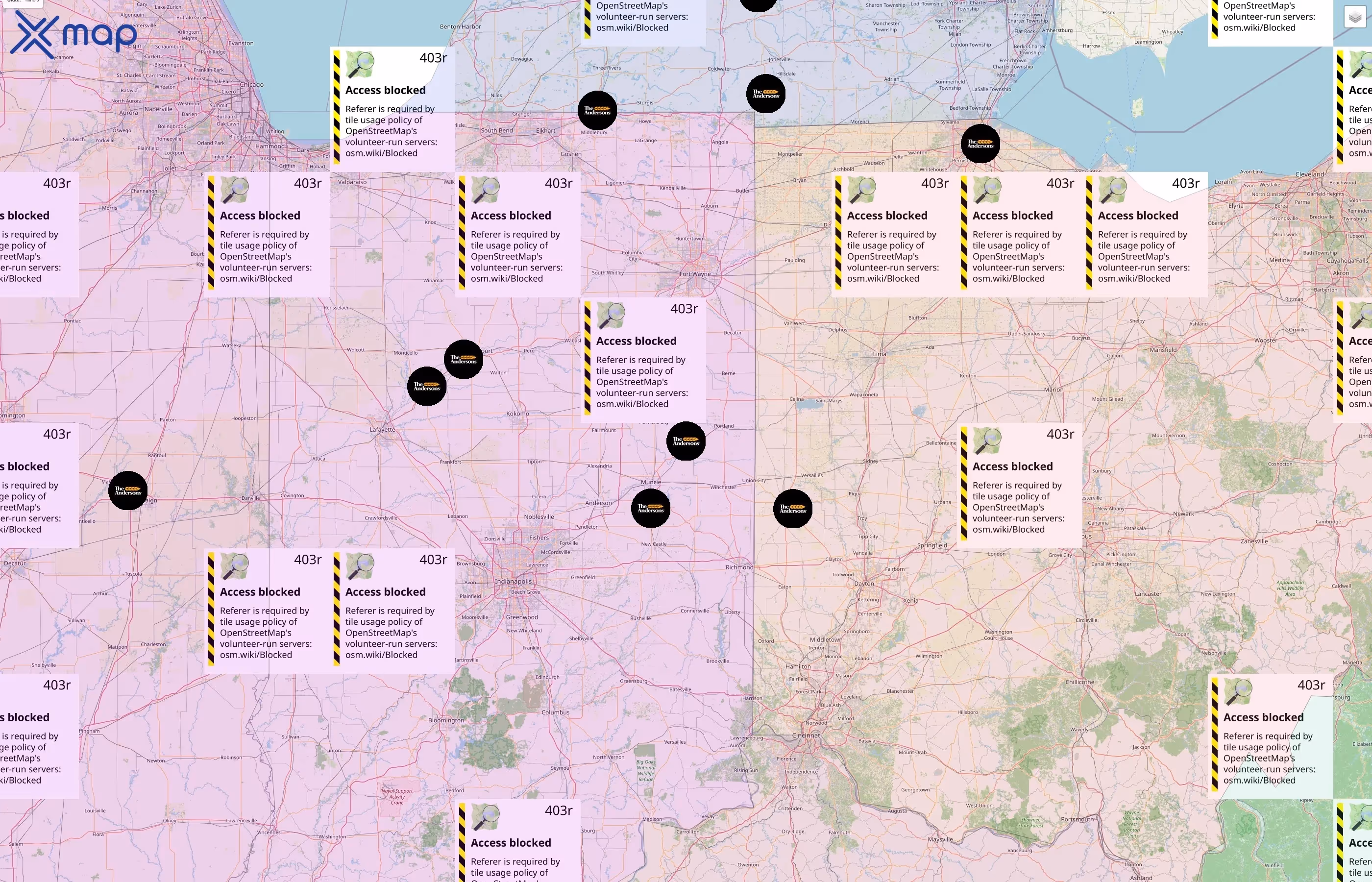 The Andersons street hotspots