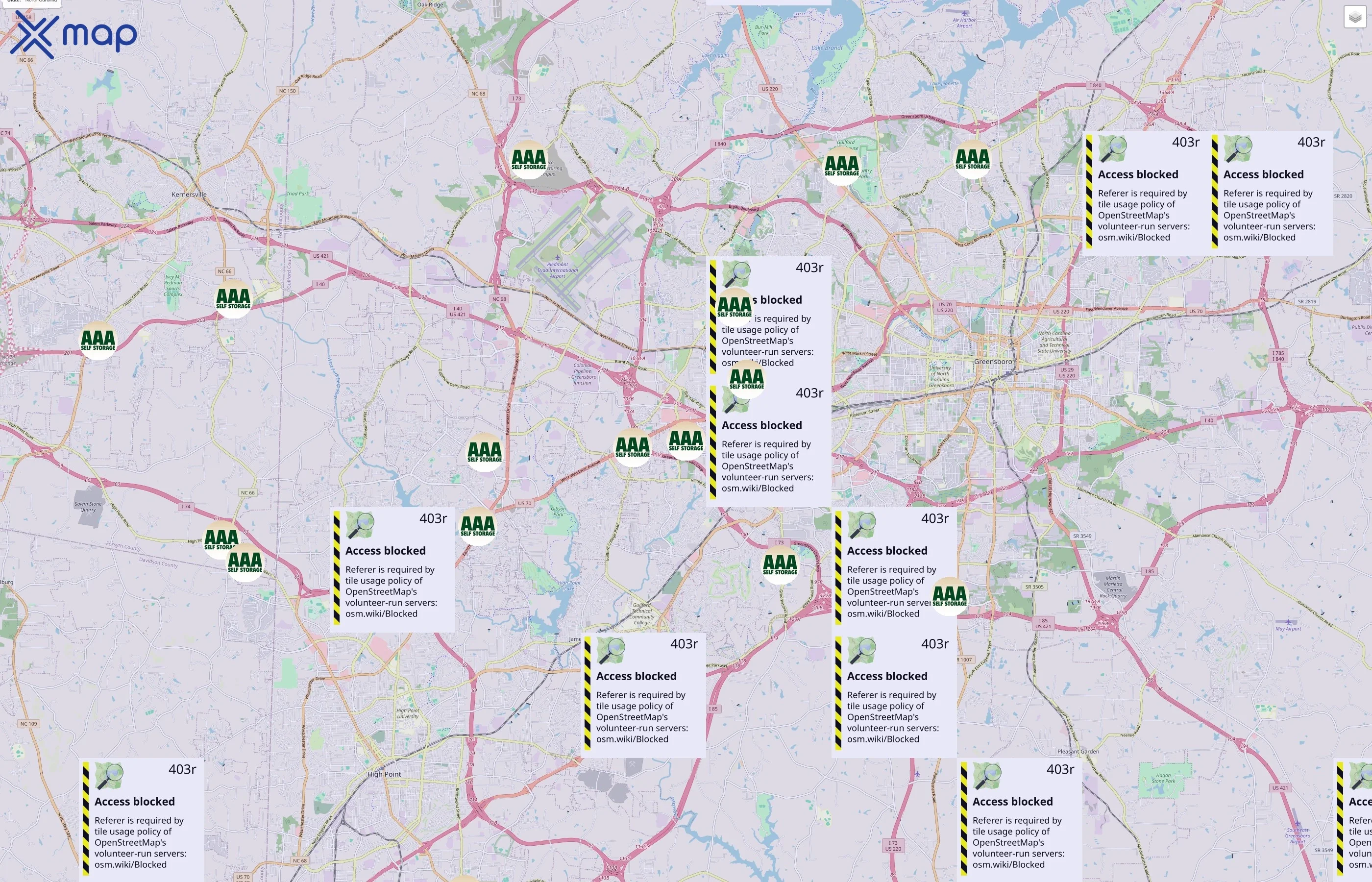 AAA Self Storage traffic data