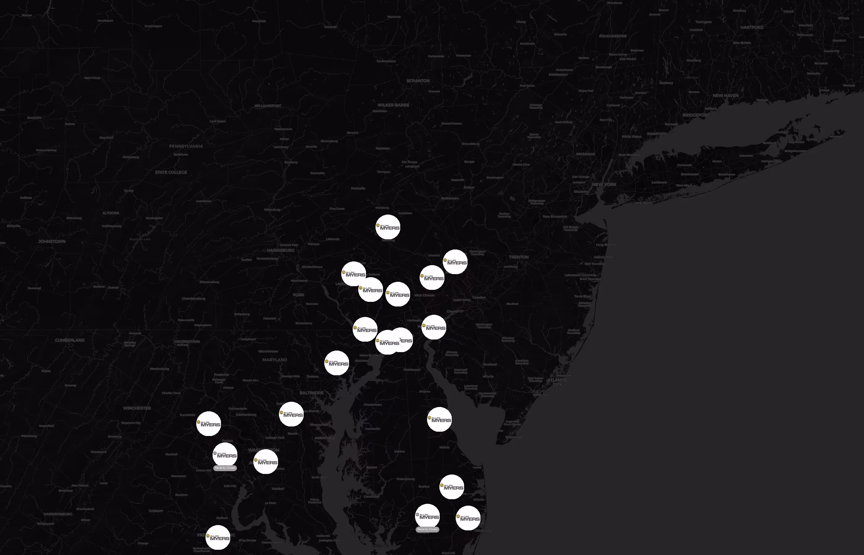 Allan Myers city distribution