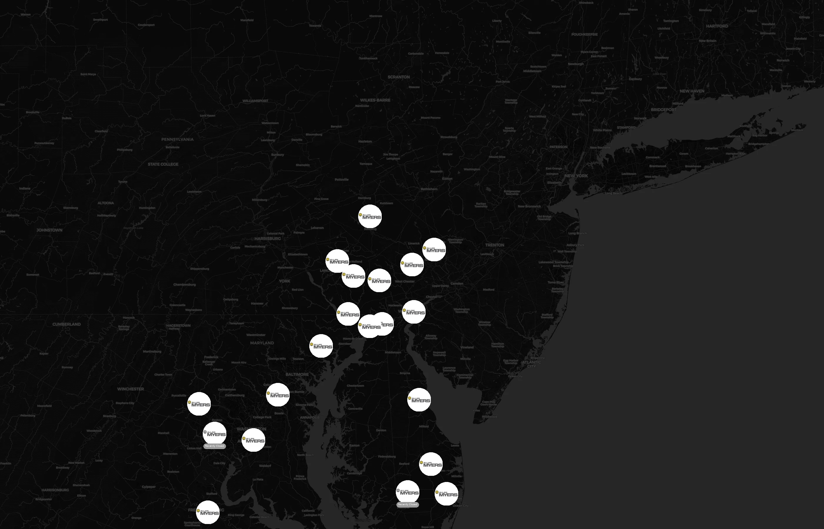 Allan Myers city distribution