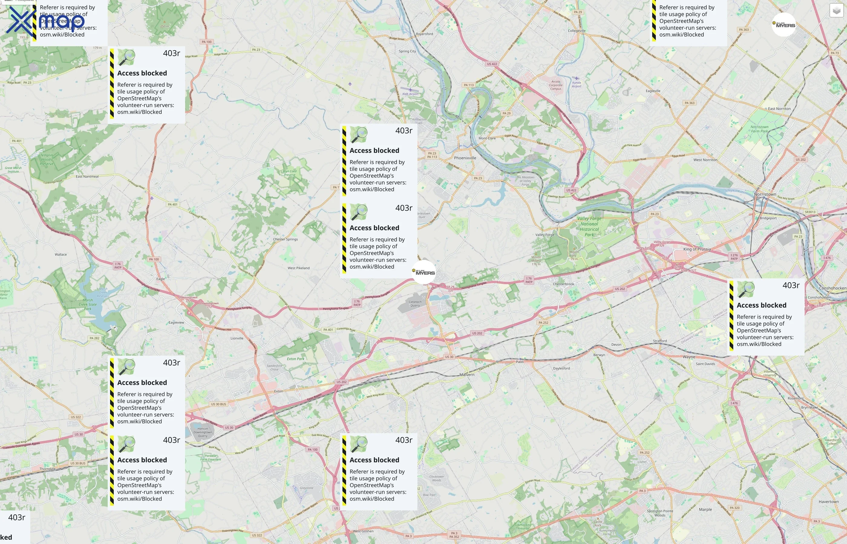 Allan Myers traffic data