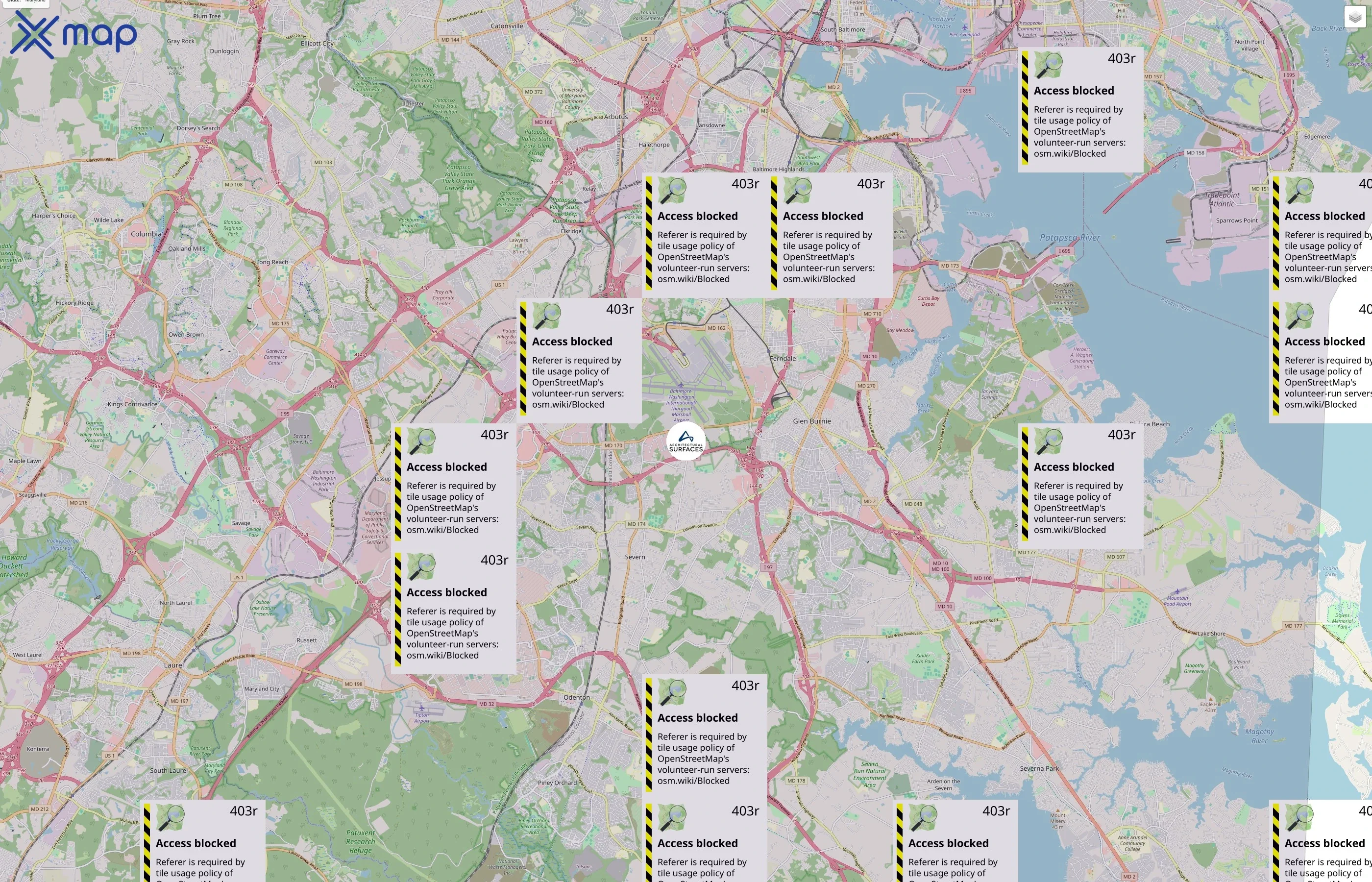 Architectural Surfaces traffic data