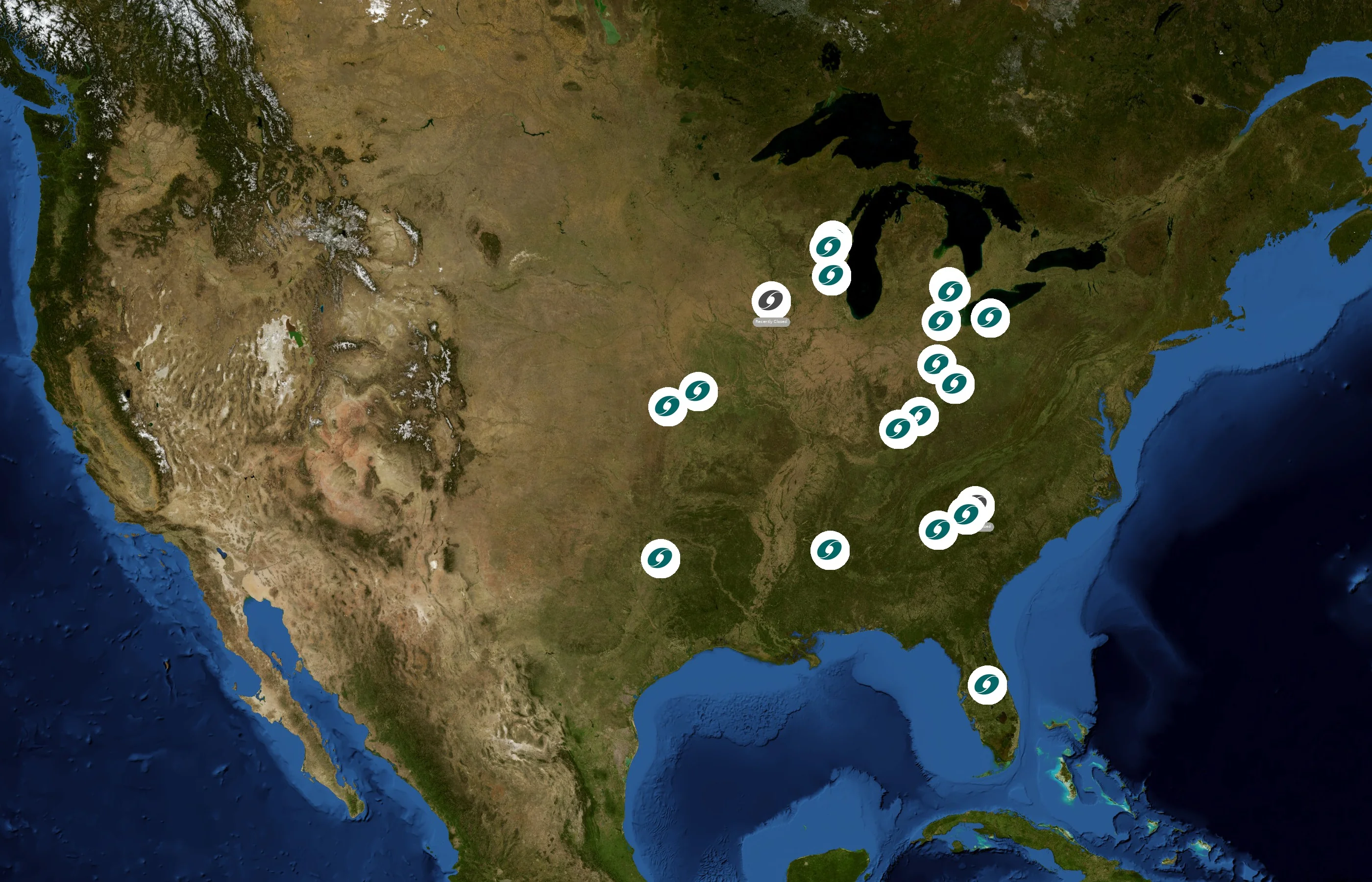 ORBIS Corporation state distribution