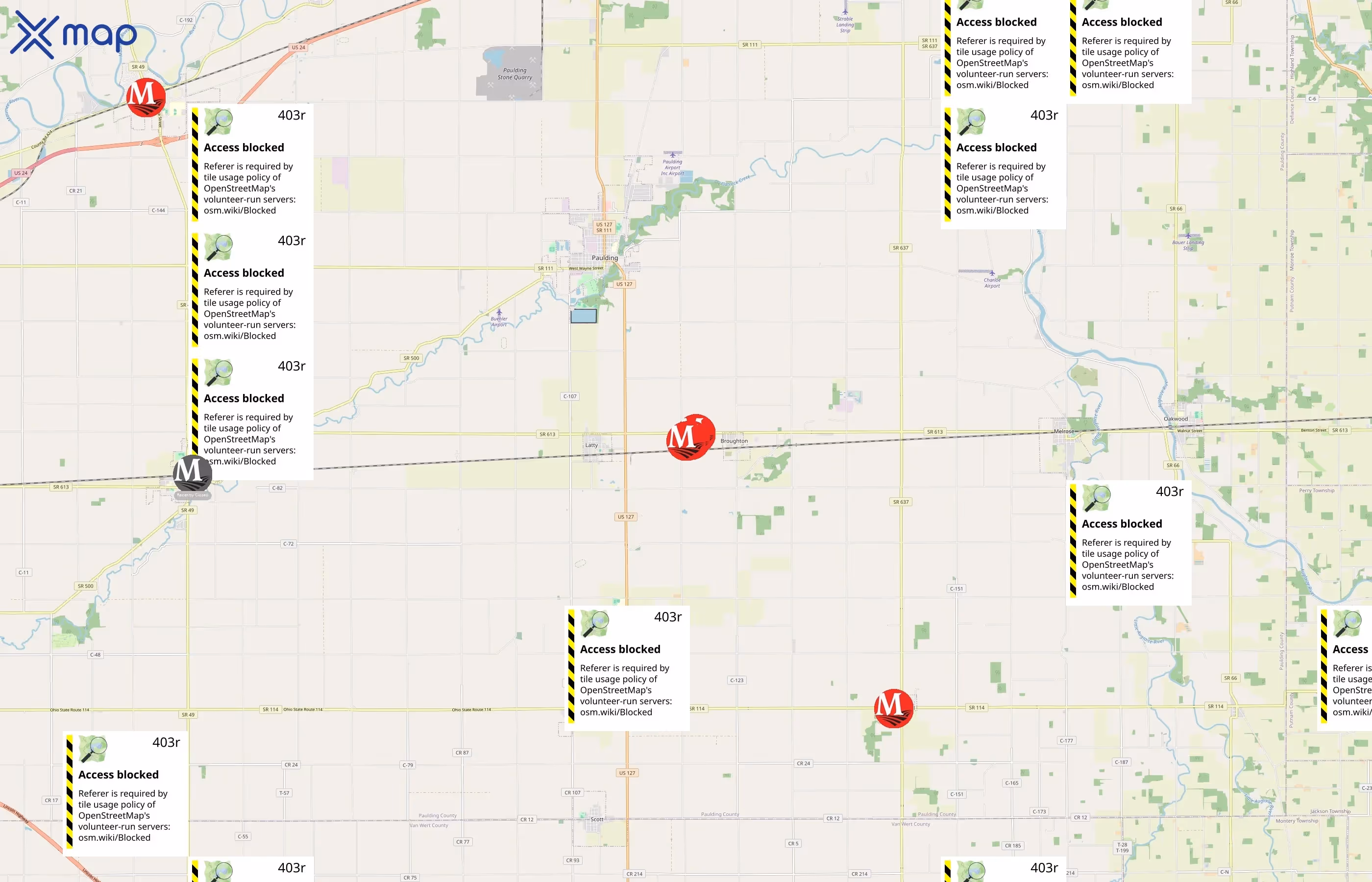 Mercer Landmark area coverage