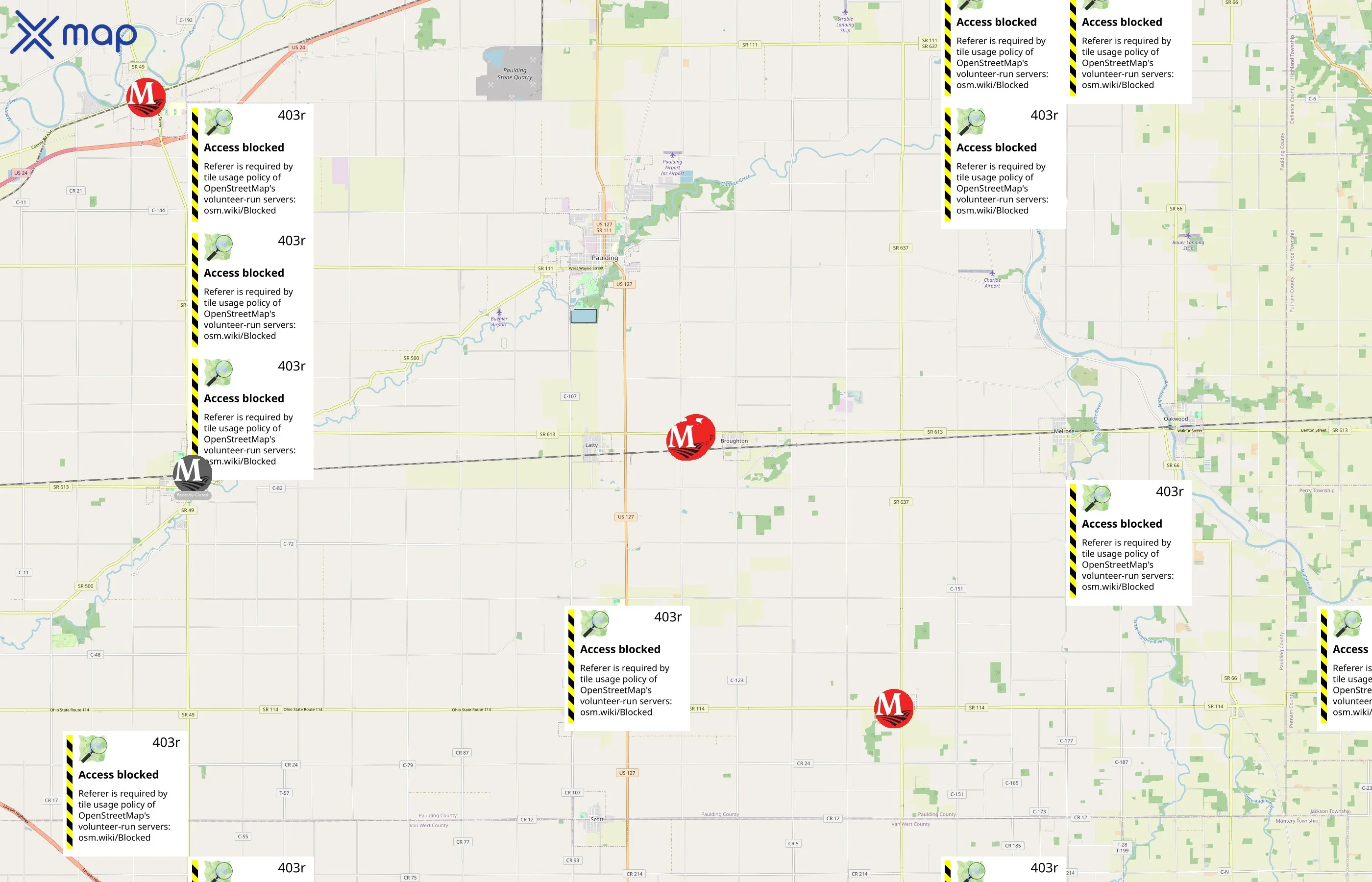 Mercer Landmark area coverage