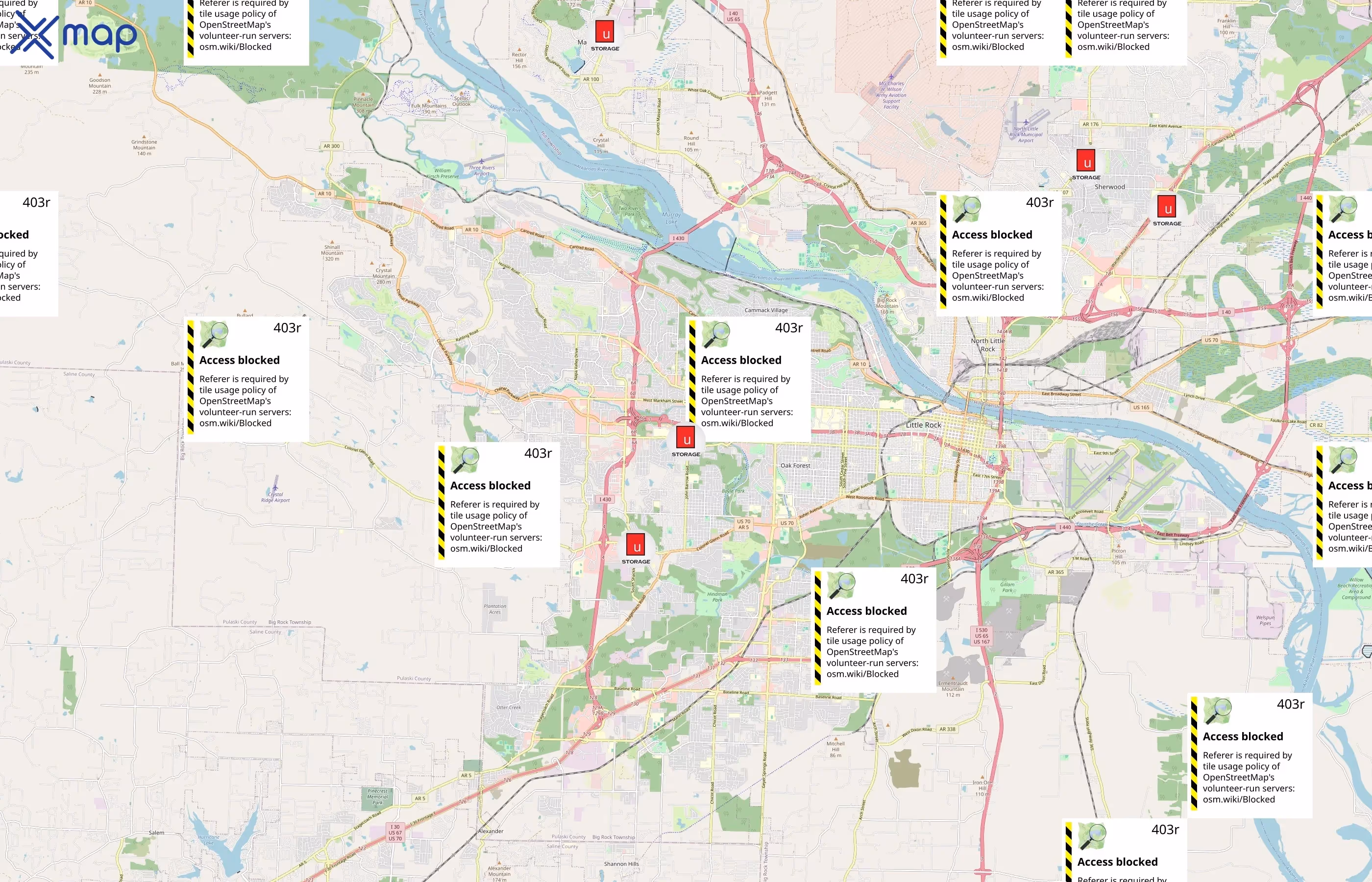 U Storage area coverage