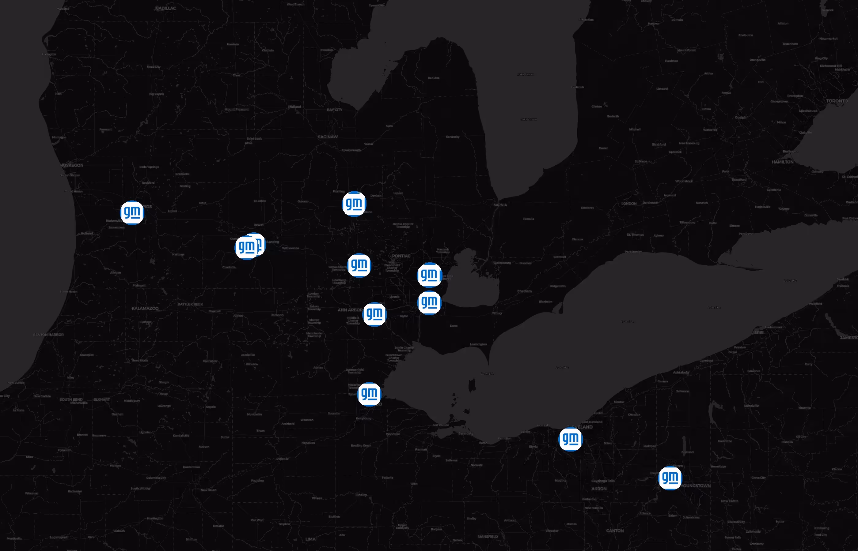 General Motors city distribution