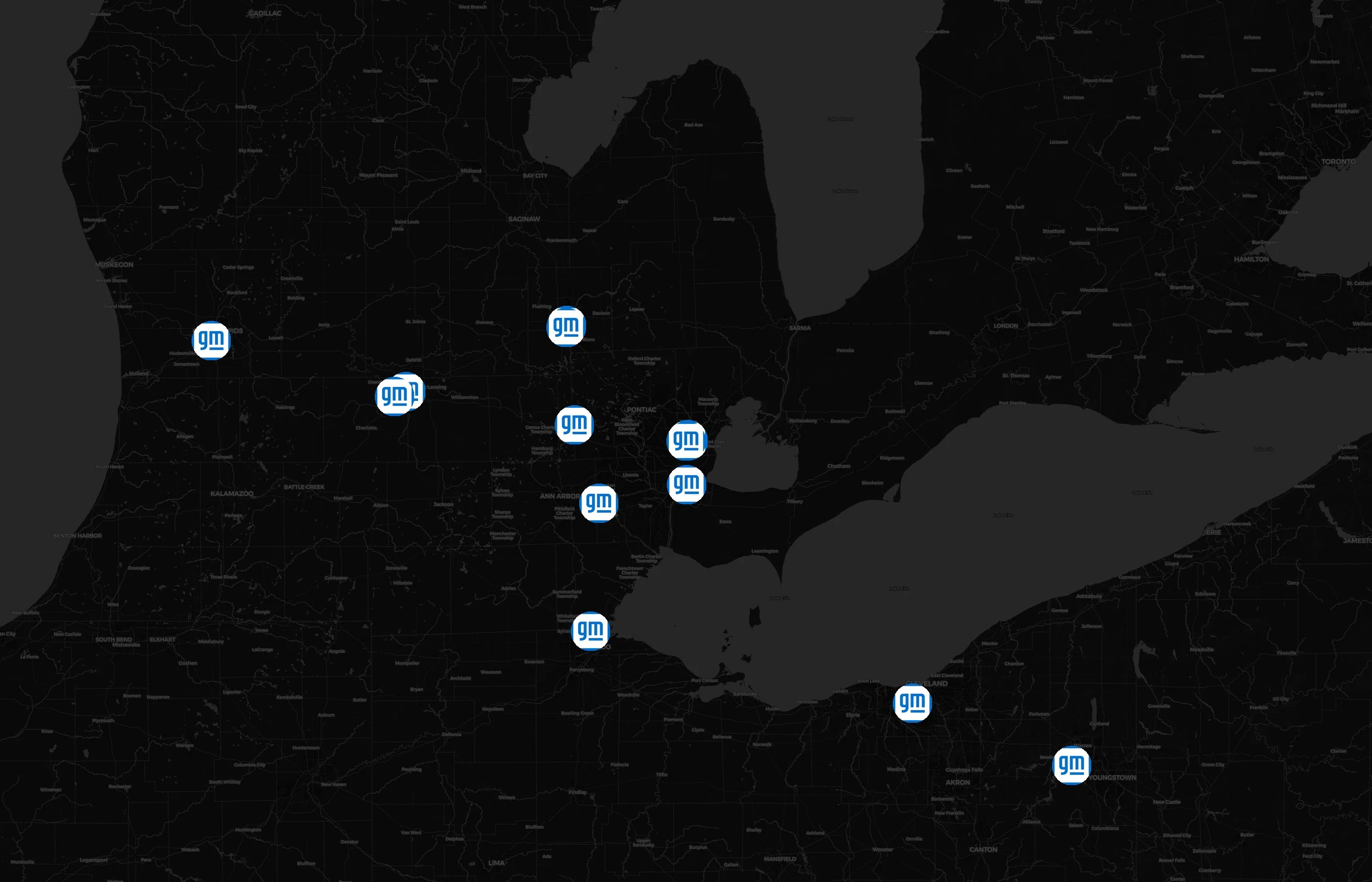 General Motors city distribution