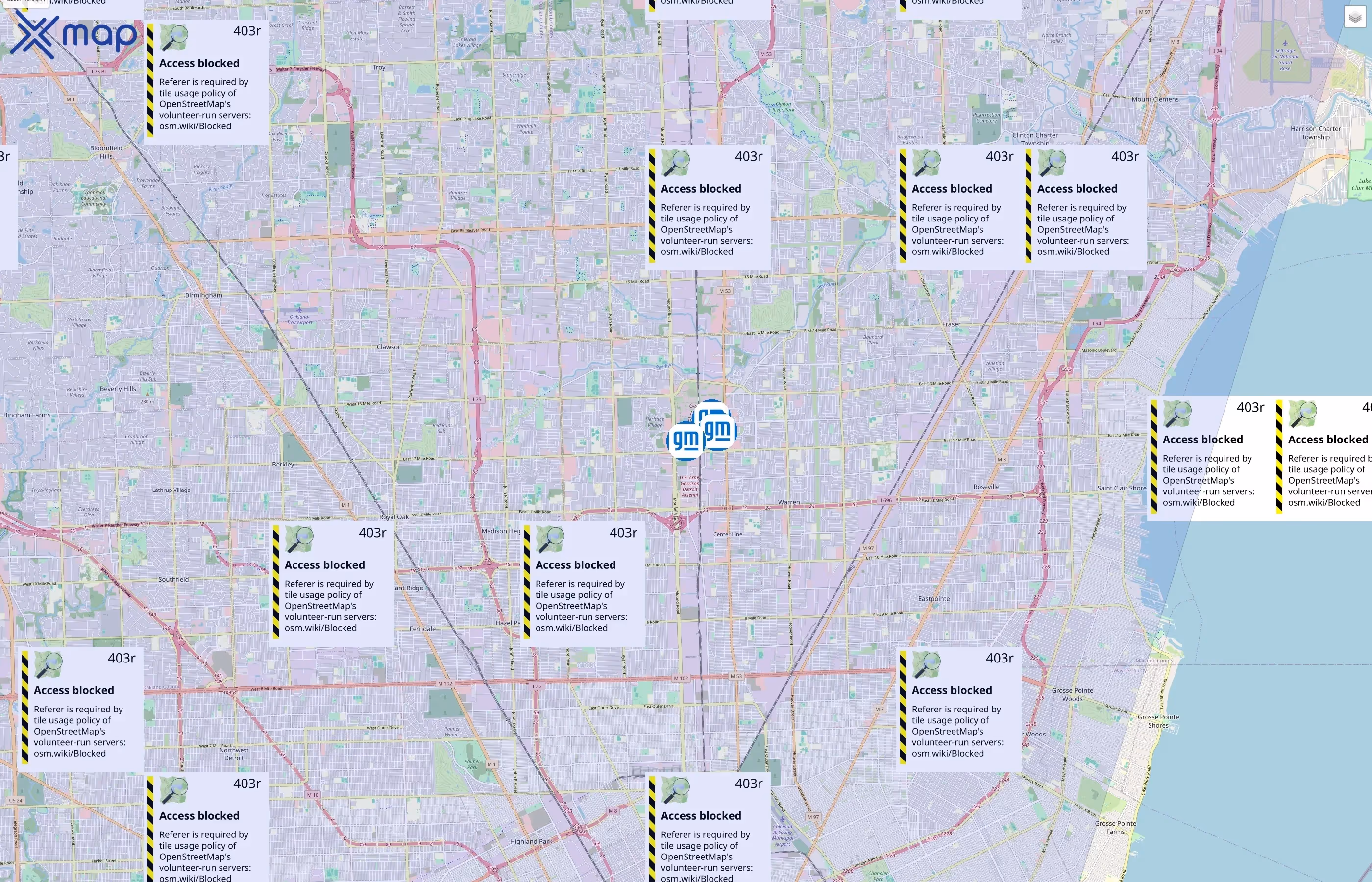 General Motors traffic data