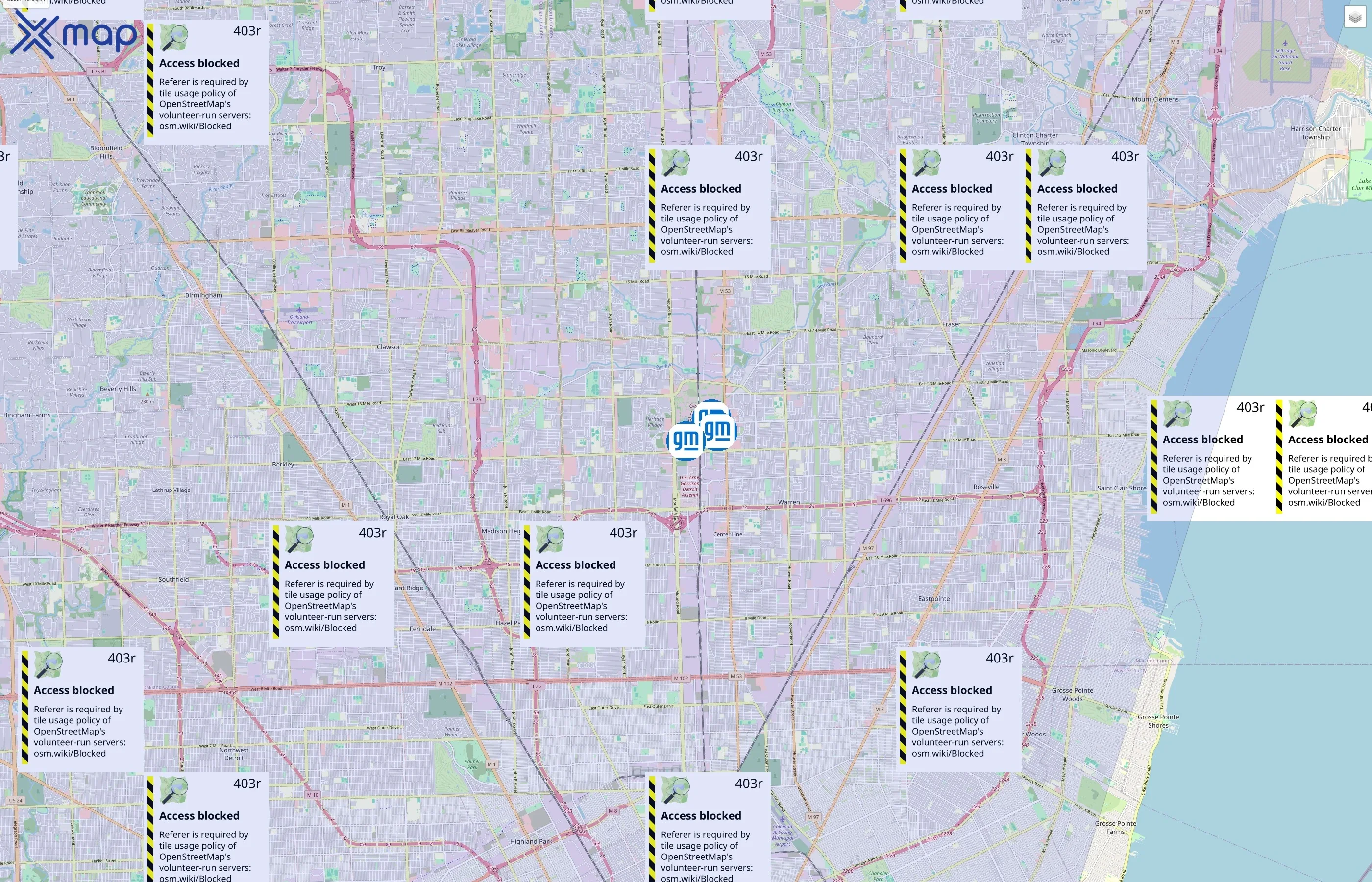 General Motors traffic data