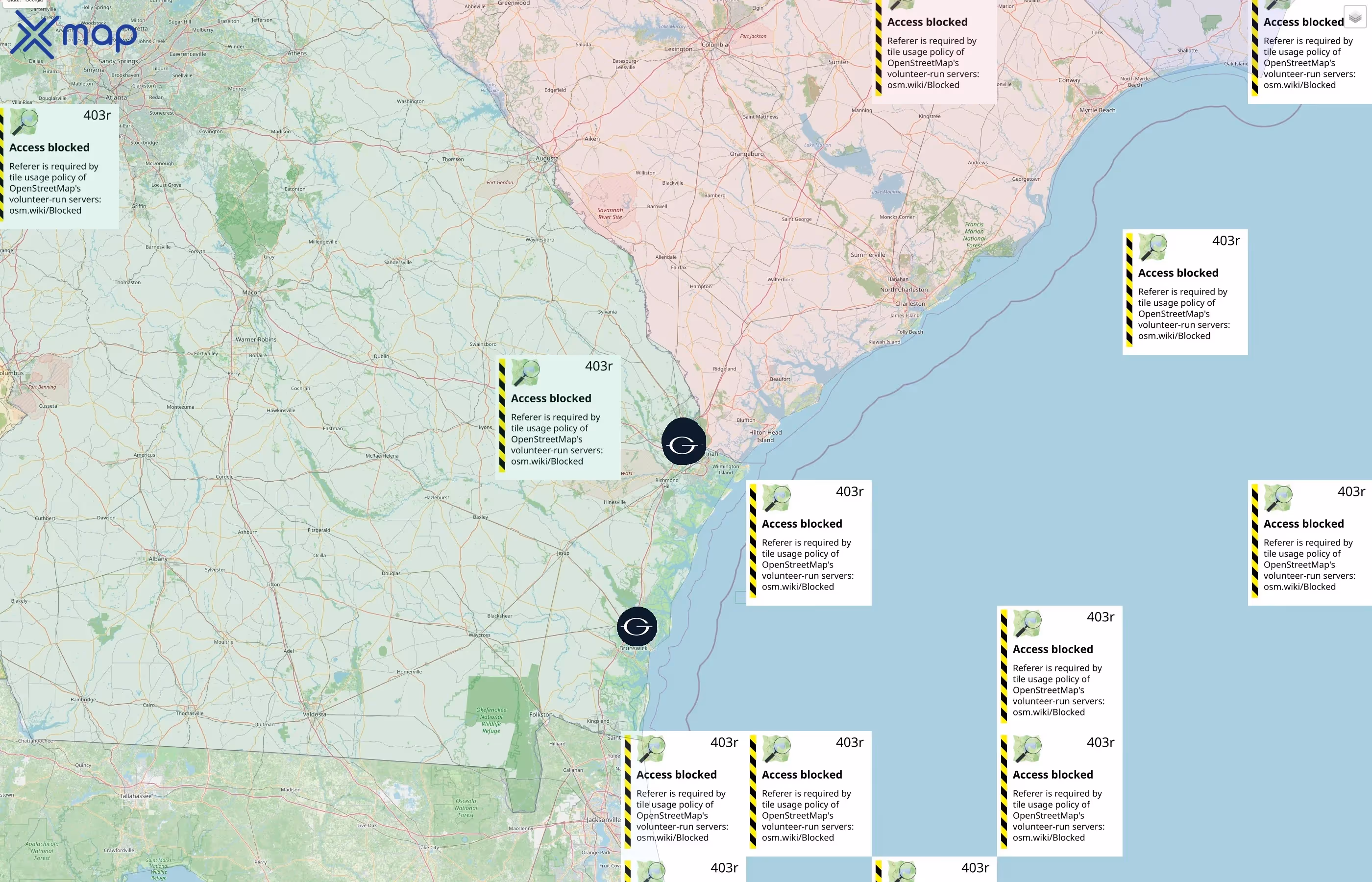 Gulfstream Aerospace Corporation street hotspots
